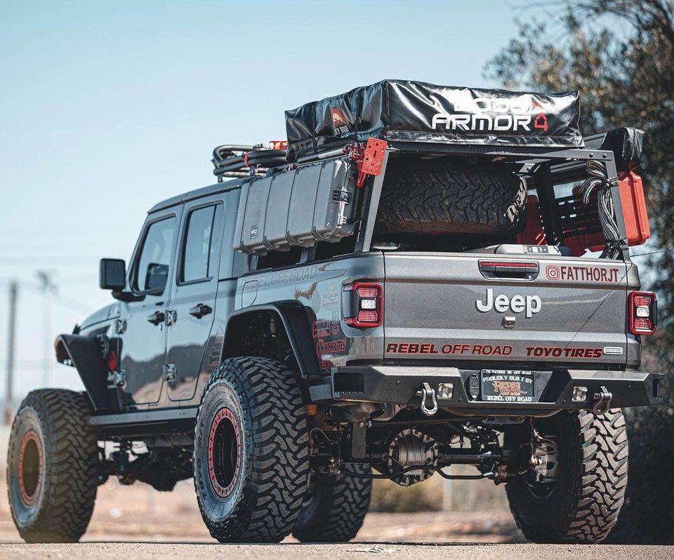 Jeep Gladiator Rebel Offroad full height Bed Rack for Gladiator 274289128_4285215151580428_2492213979267712966_n