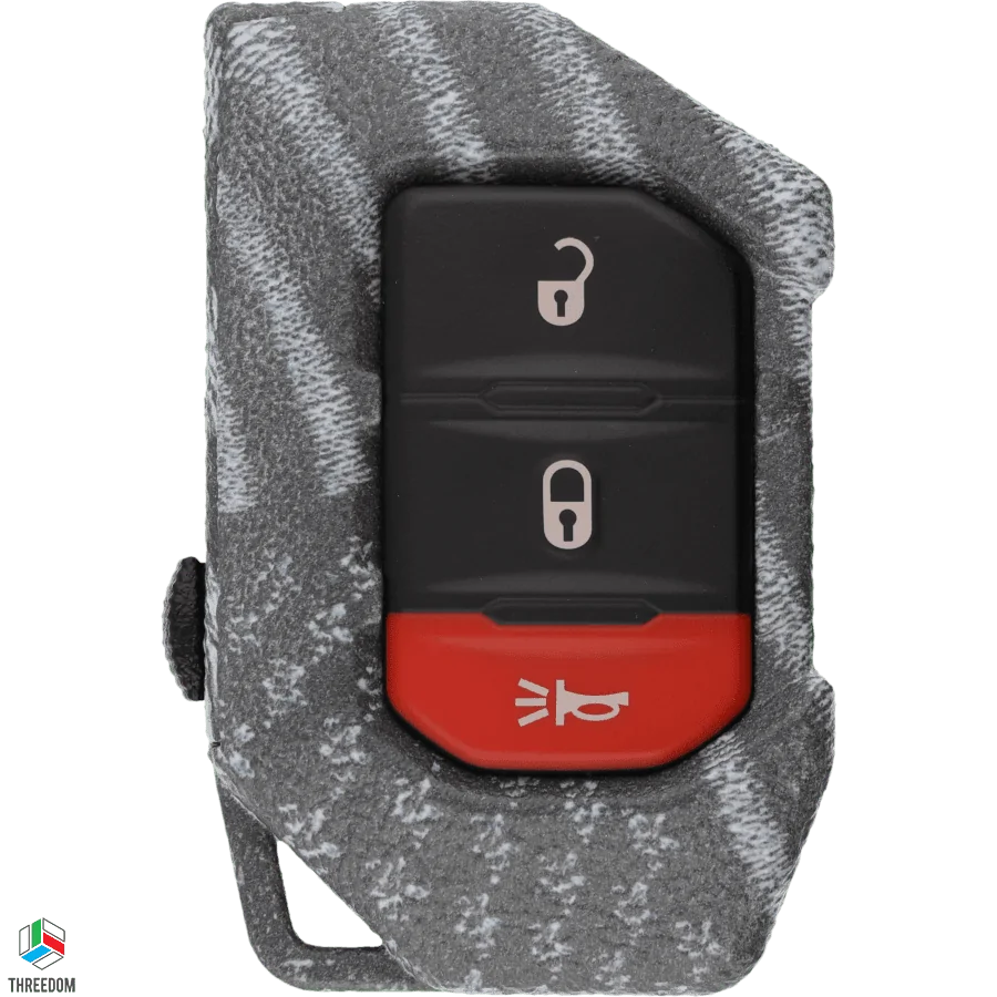 Jeep Gladiator ?  Key Fob 101 - Know thy JT key fob ? Model S+ Subdued Flag