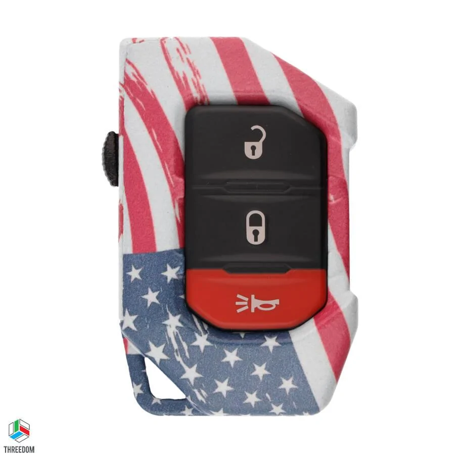 Jeep Gladiator ?  Key Fob 101 - Know thy JT key fob ? Model S+ US Flag
