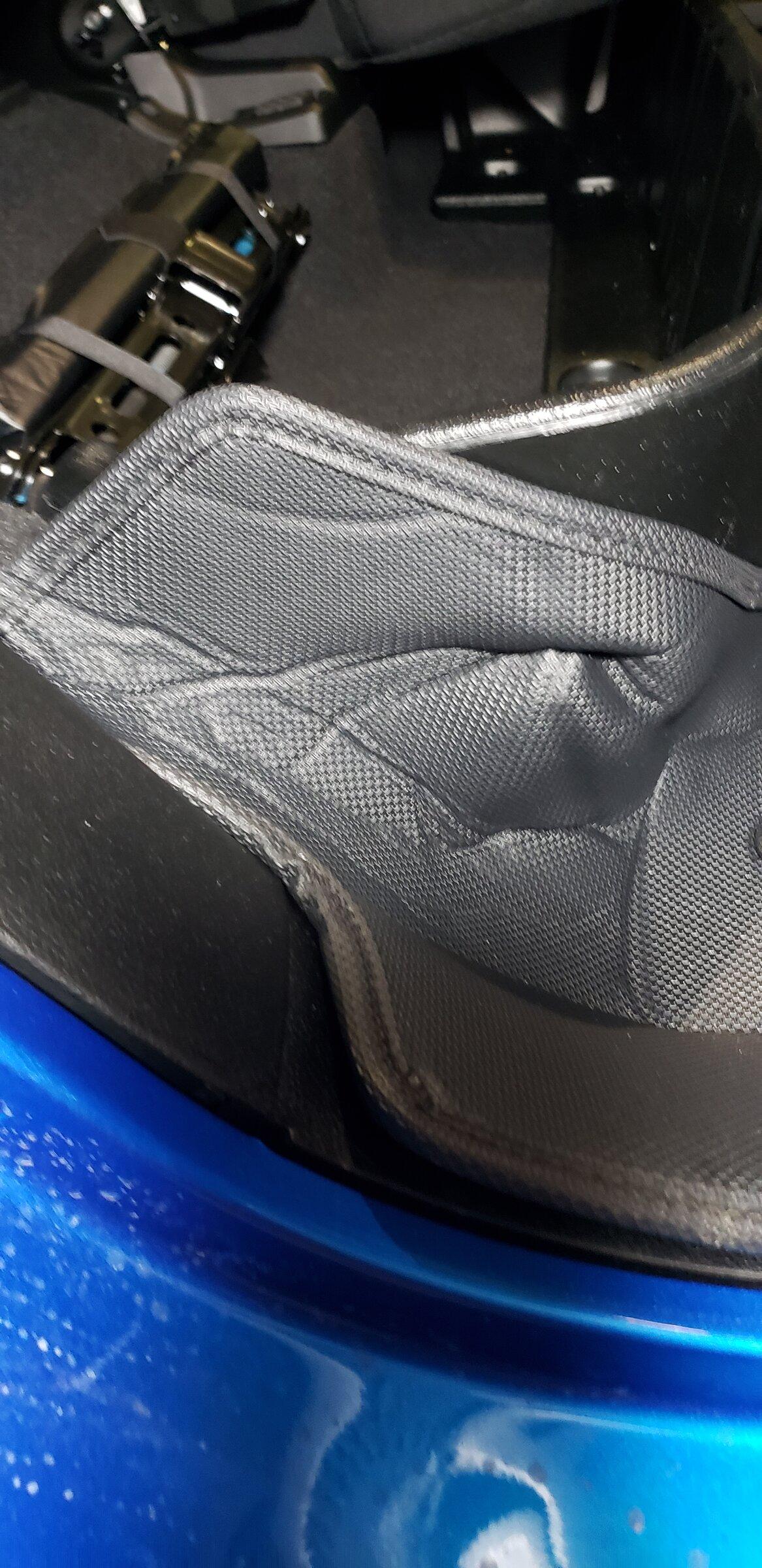 Jeep Gladiator Tuxmat fitment issues. 20220223_181942