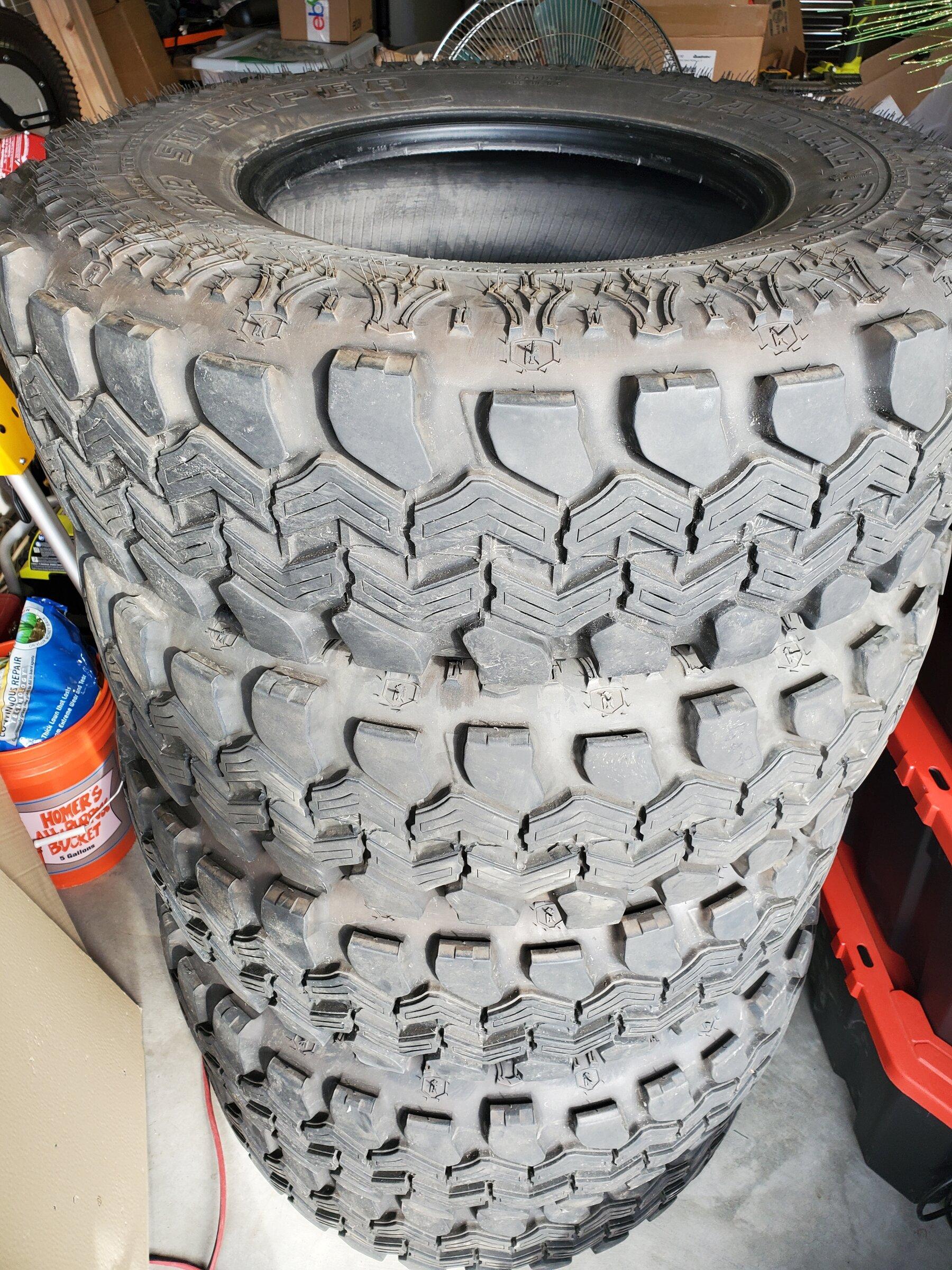 Jeep Gladiator (Price Drop) 35x10.5r17 tires (x5) SSR Radial Mud Tires 20220220_101623