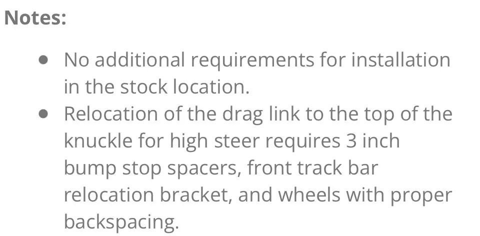Jeep Gladiator Front track bar relocation bracket 26984502-1CC1-4F3F-8A9E-2555FC08BAA8