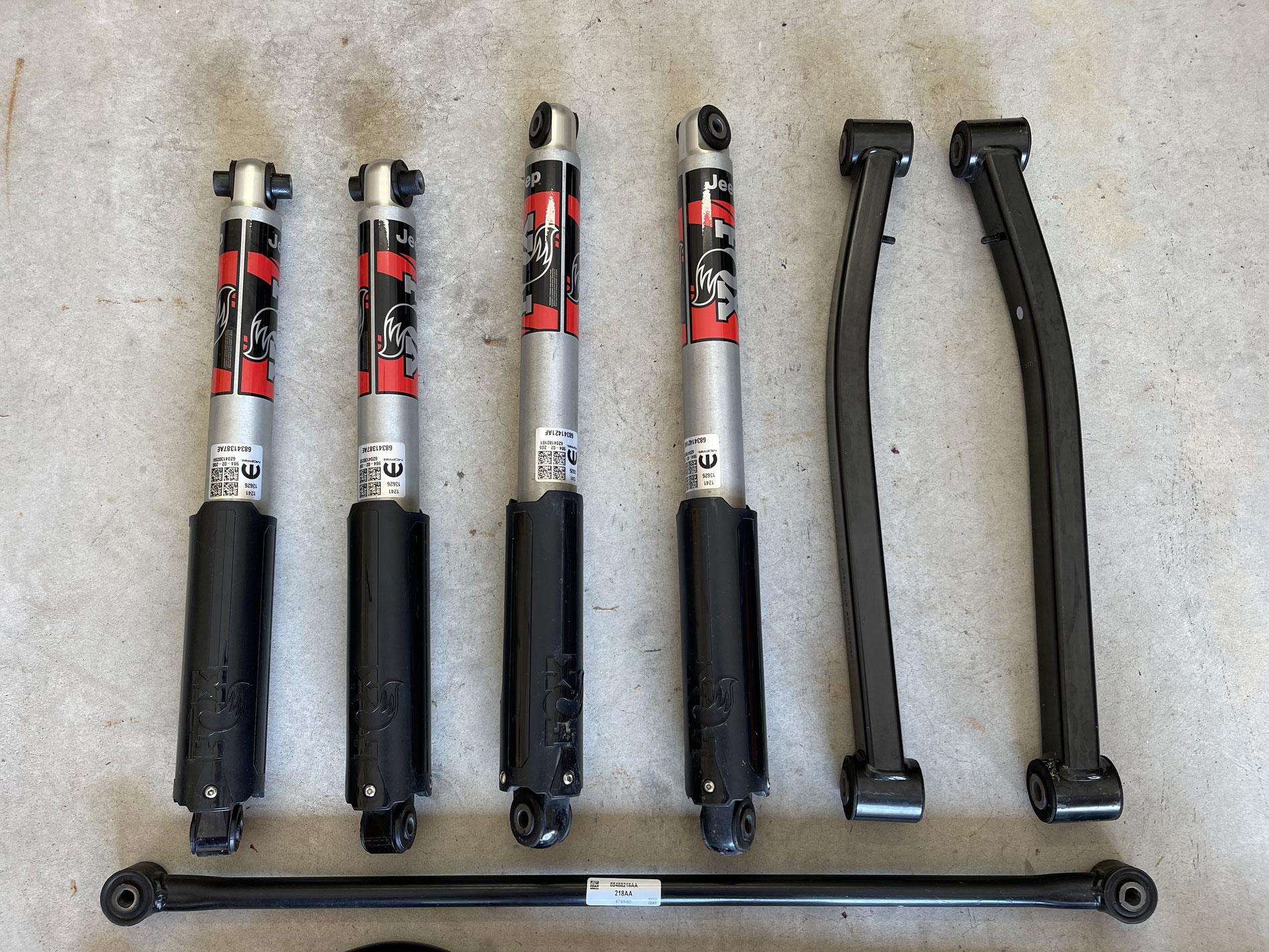 Jeep Gladiator 2021 Diesel Rubicon Takeoff Shocks