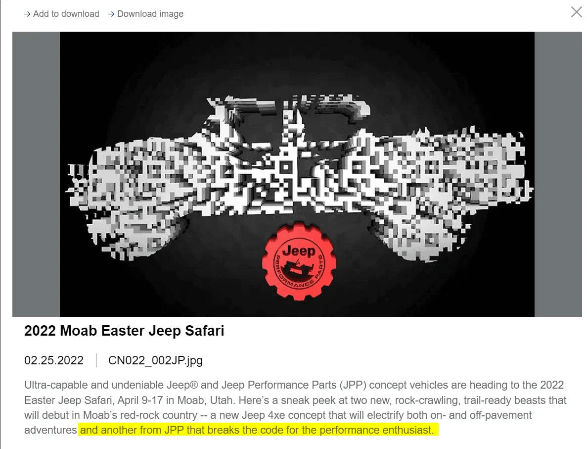 Jeep Gladiator Jeep Performance Parts Concepts Heading to the 56th Annual Easter Jeep Safari 1645806573918
