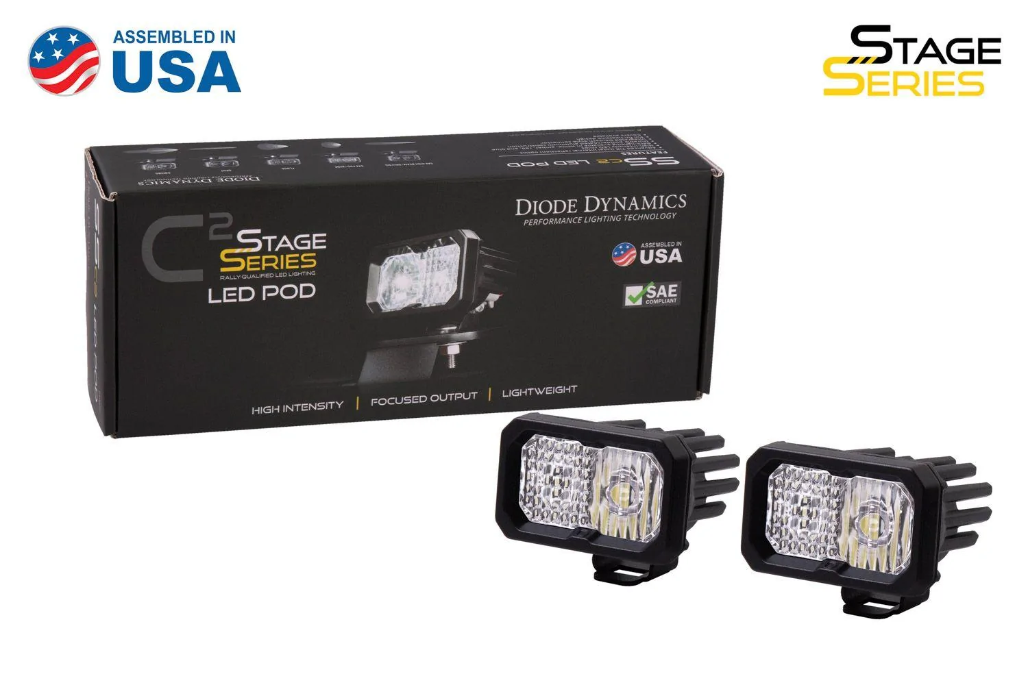 Jeep Gladiator SSC2 2" LED Pods | Diode Dynamics hitCBWY