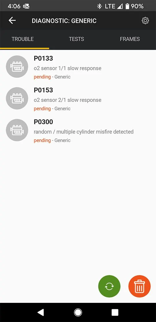Jeep Gladiator Live Data Monitoring with Jscan 20220217 codes 0406