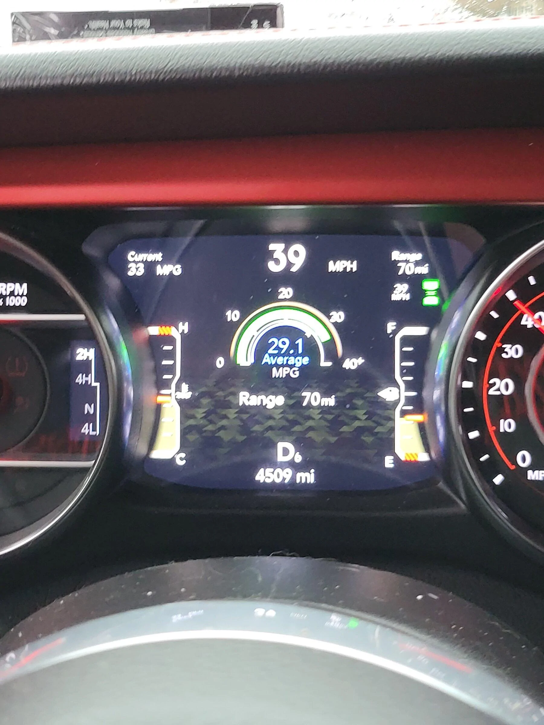 Jeep Gladiator Gladiator diesel real life MPG 20220224_152837