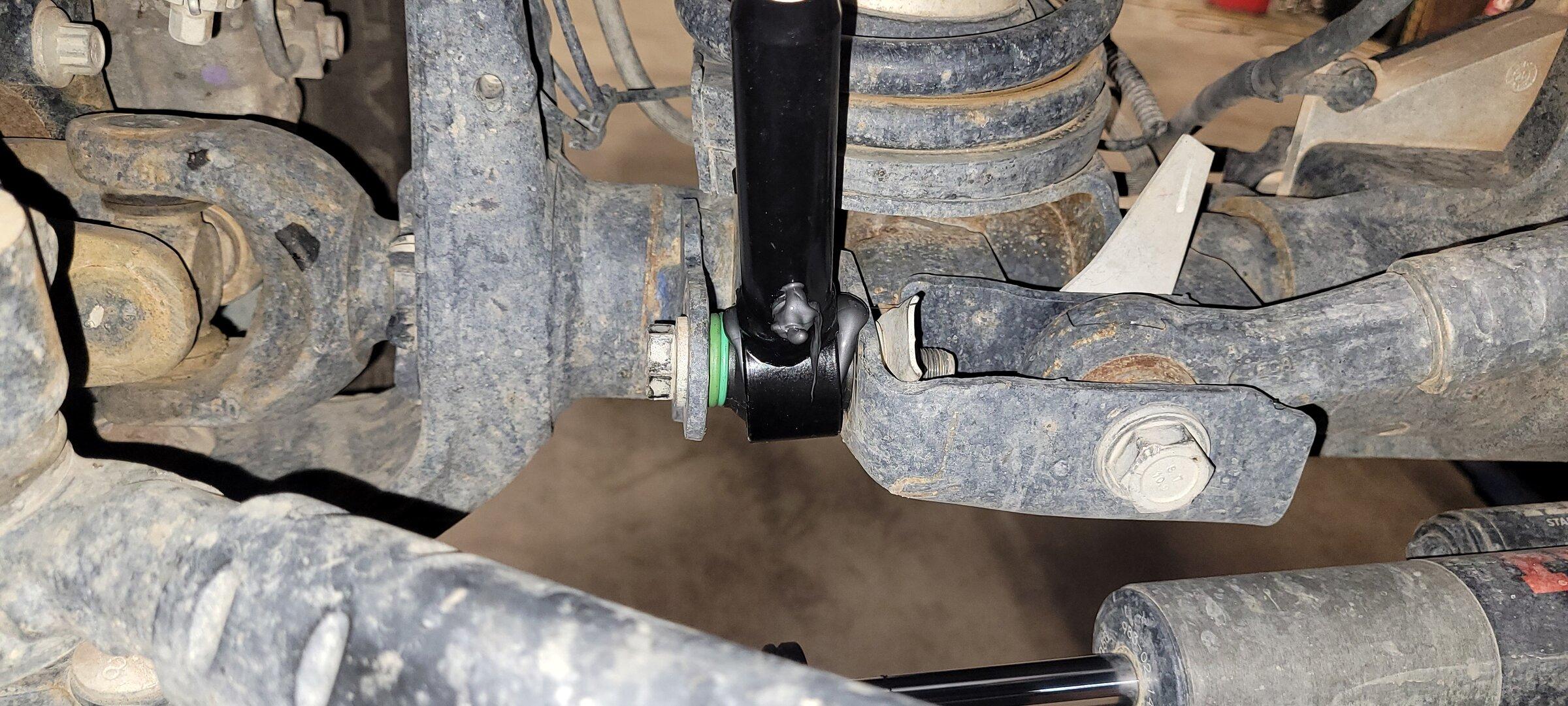 Jeep Gladiator JKS Flex Connect Tuneable Sway Bar Link Kit Specifically For Rubi's? 20220226_110207