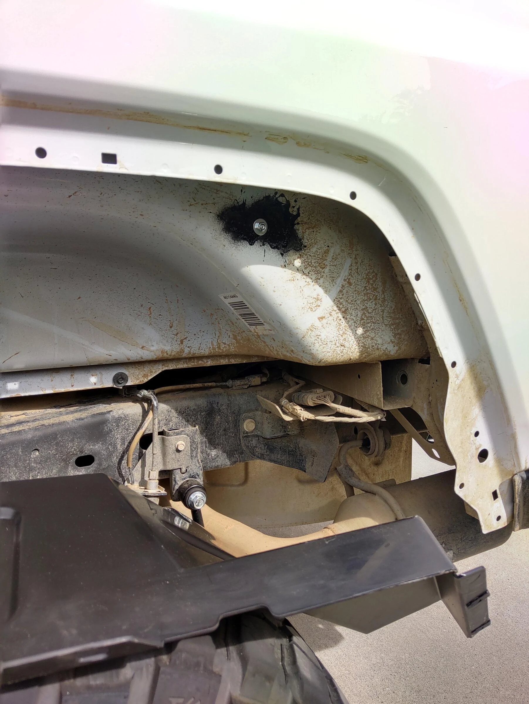 Jeep Gladiator Rugged Ridge rear inner fender liners IMG_20220226_111721242_HDR