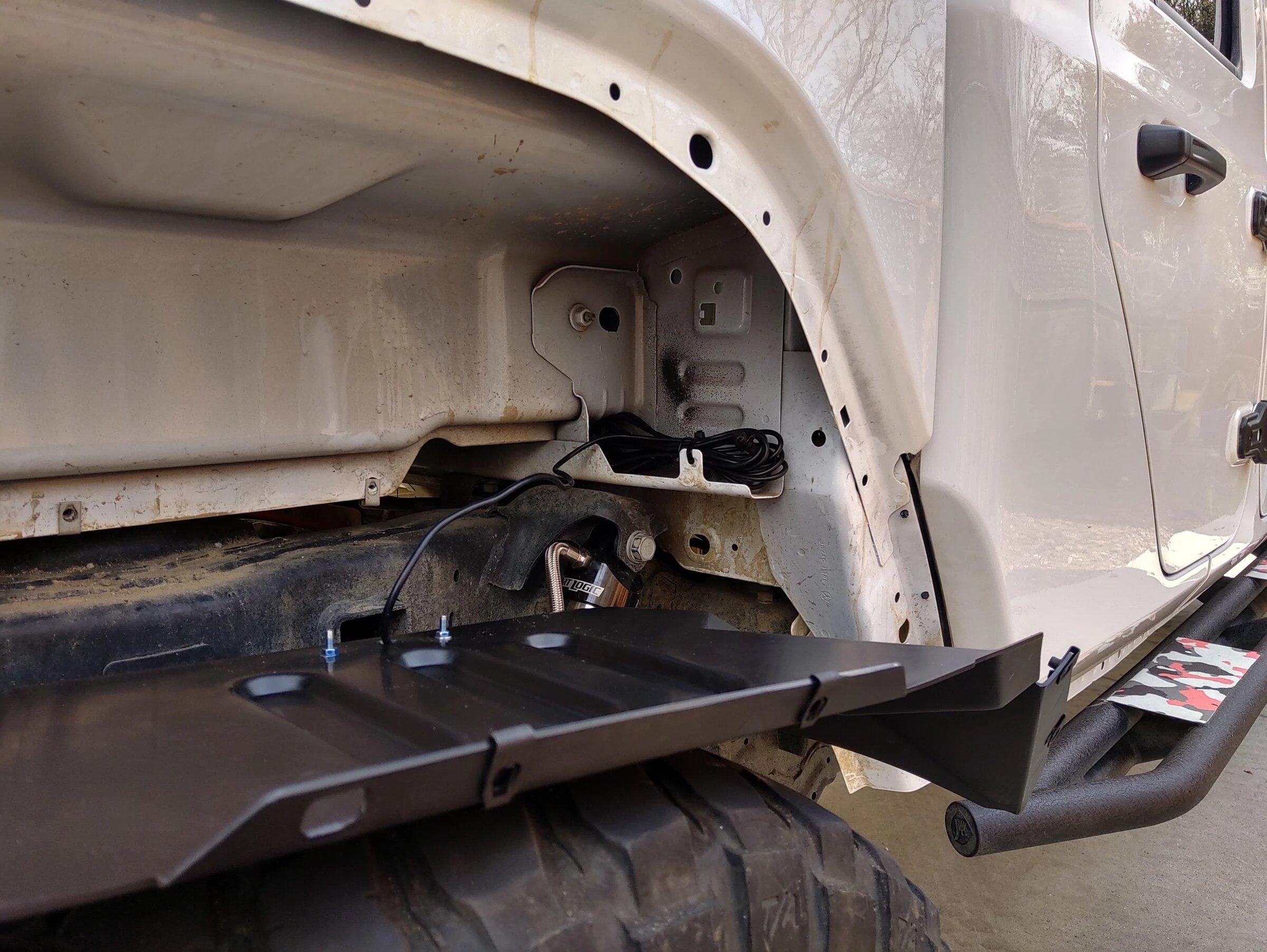 Jeep Gladiator Rugged Ridge rear inner fender liners IMG_20220226_122254079_HDR