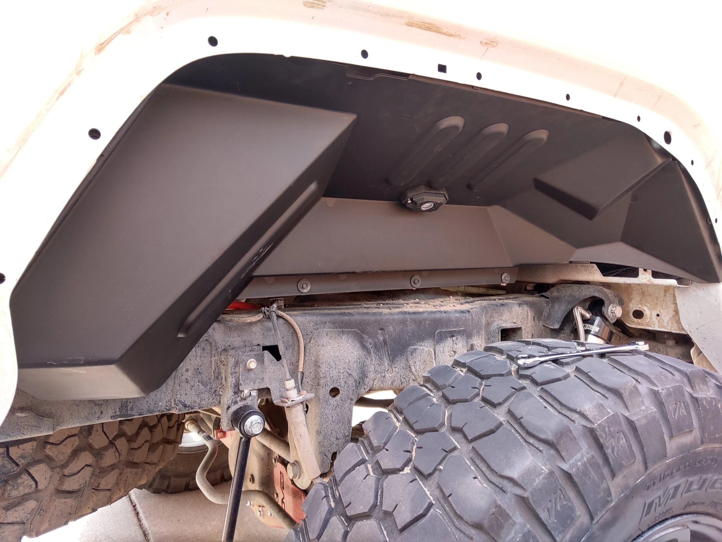 Jeep Gladiator Rugged Ridge rear inner fender liners IMG_20220226_122459834_HDR