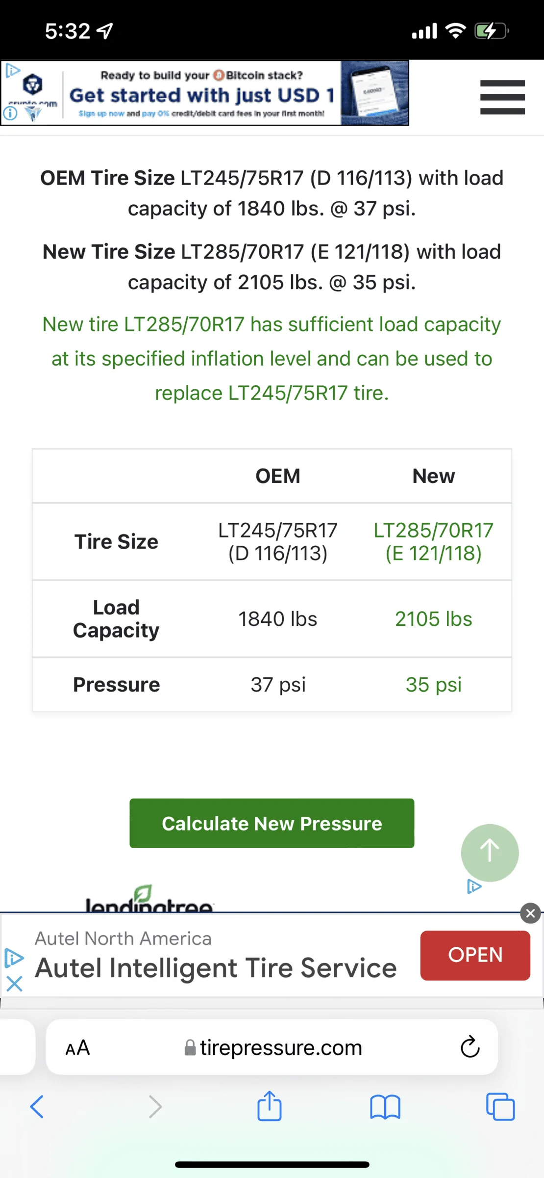 Jeep Gladiator Tire Pressure on E rated tires 6F731BD1-D63D-4C27-98CE-A47440713473