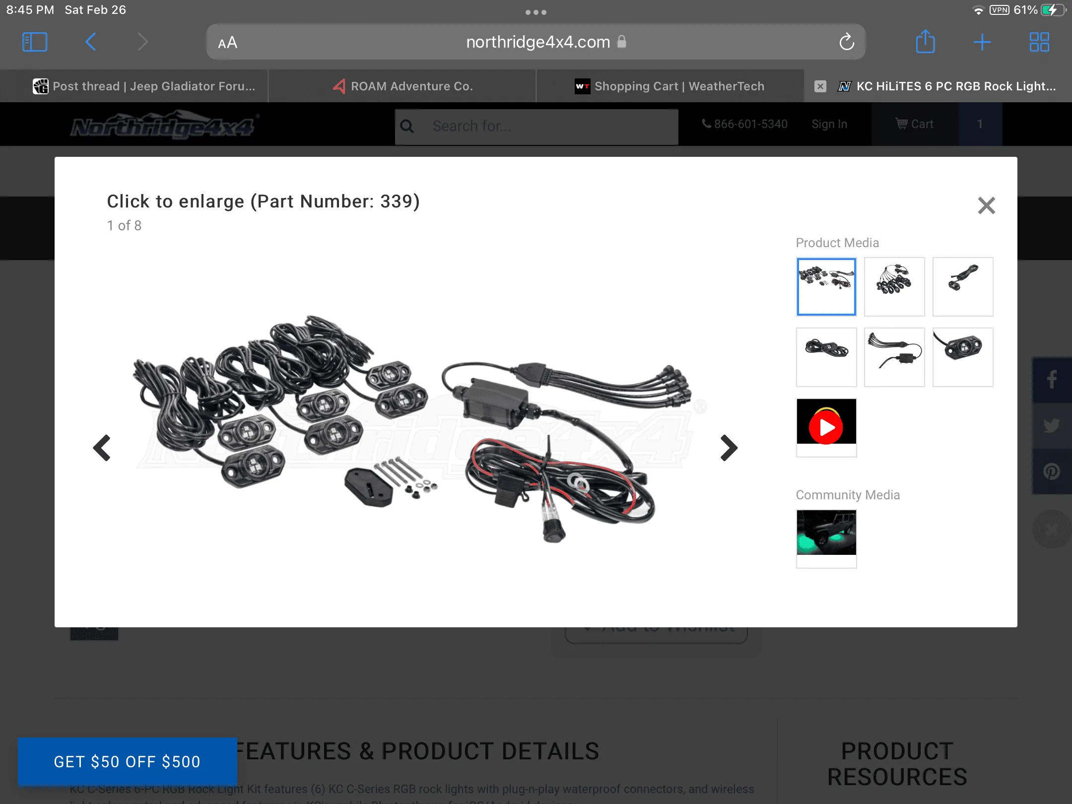 Jeep Gladiator Bluetooth KC rock lights with spod? D3E59663-9706-4354-BF28-FB4C16BC4E90