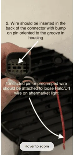 Jeep Gladiator DIY Mopar LED Headlight Halo Harness 1646098528417