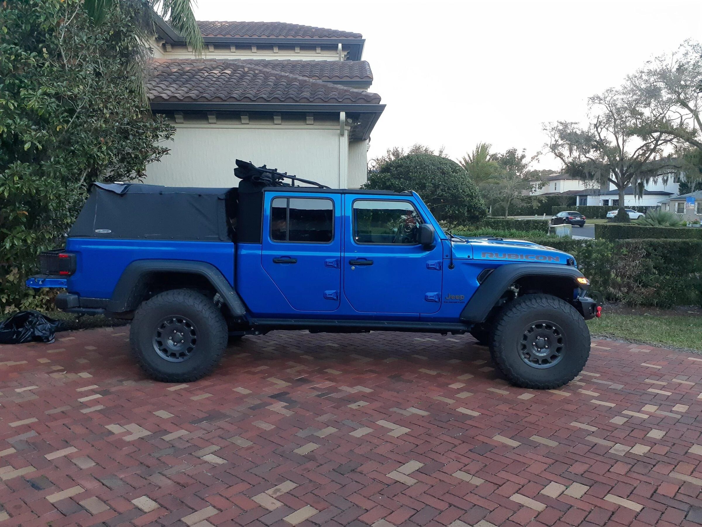 Jeep Gladiator 1” Terra Flex w/o bump stop spacer on EcoD 20220210_180834