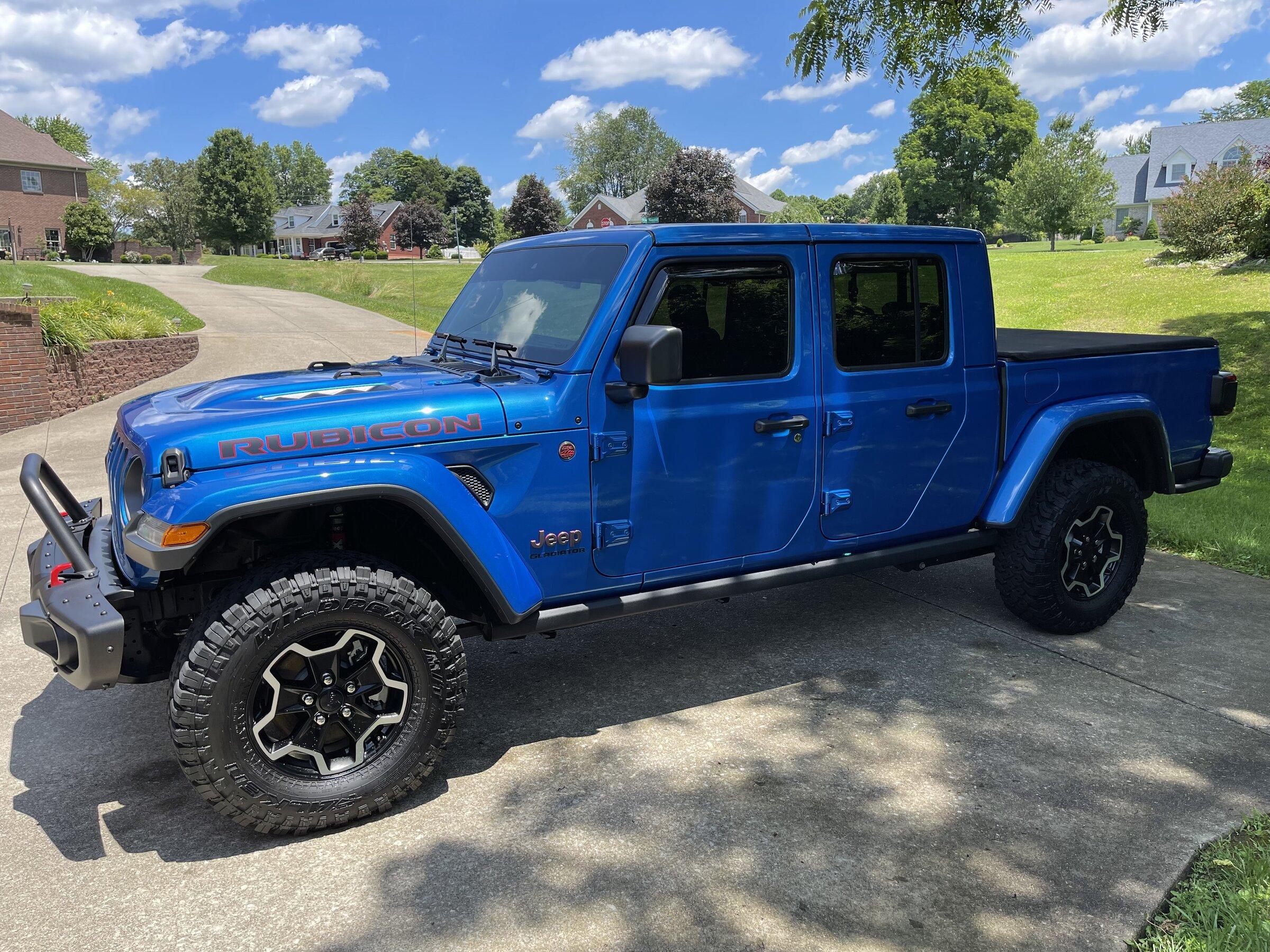 Jeep Gladiator 21 Hydro Blue Gladiator Rubicon $58,000 4C4A0E8E-69AA-4D3B-95AC-C62CC19B7E58