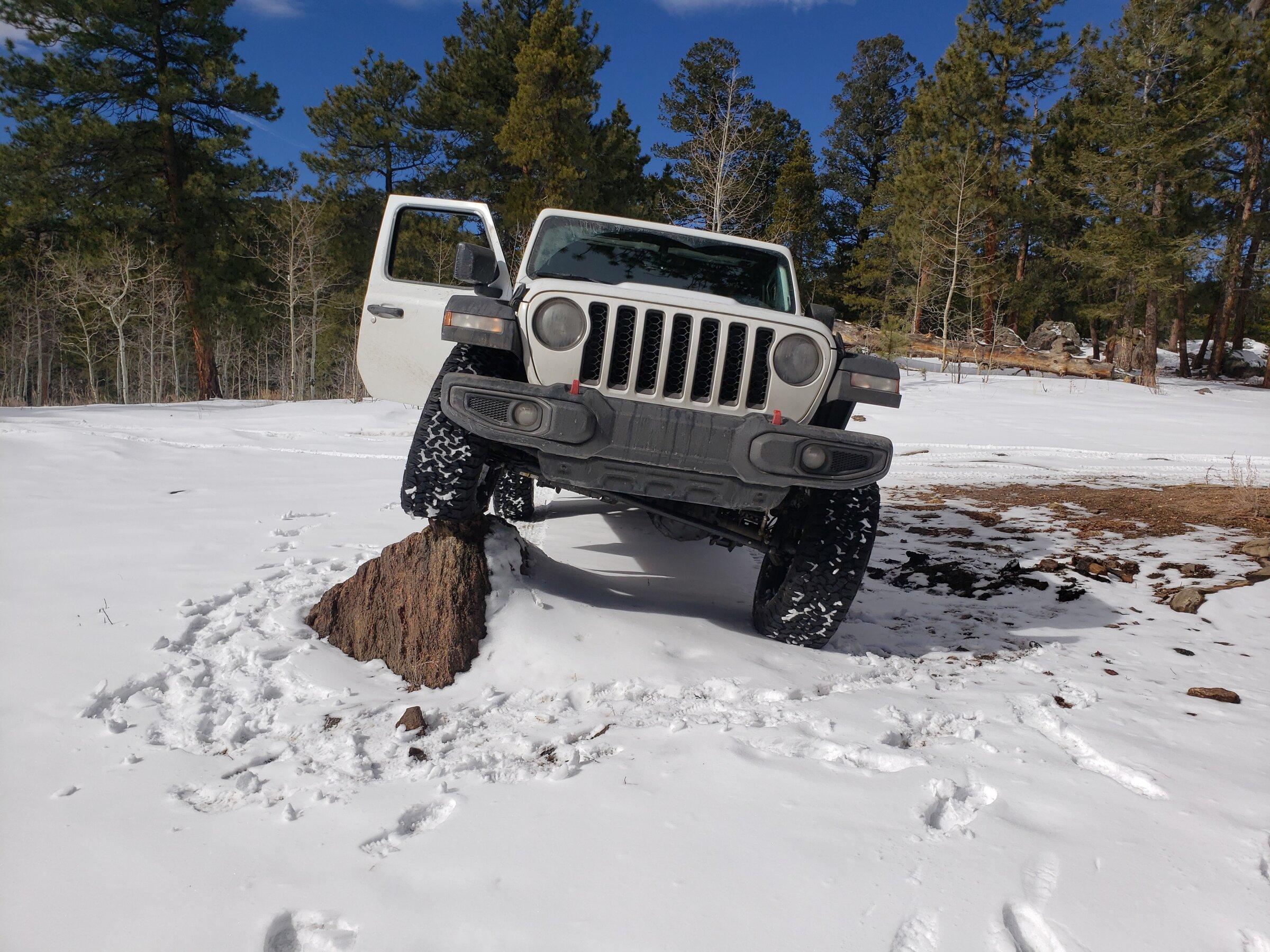 Jeep Gladiator 1” Terra Flex w/o bump stop spacer on EcoD 20220213_110653
