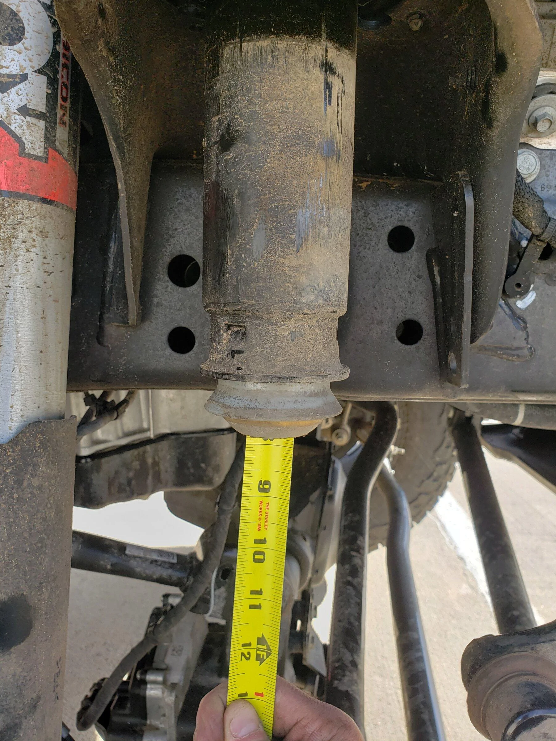 Jeep Gladiator 1” Terra Flex w/o bump stop spacer on EcoD 20220209_101901