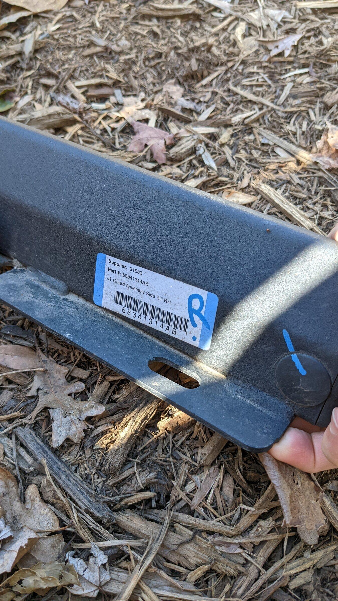Jeep Gladiator Rubicon factory rock rails ($200 obo) PXL_20220303_164705422
