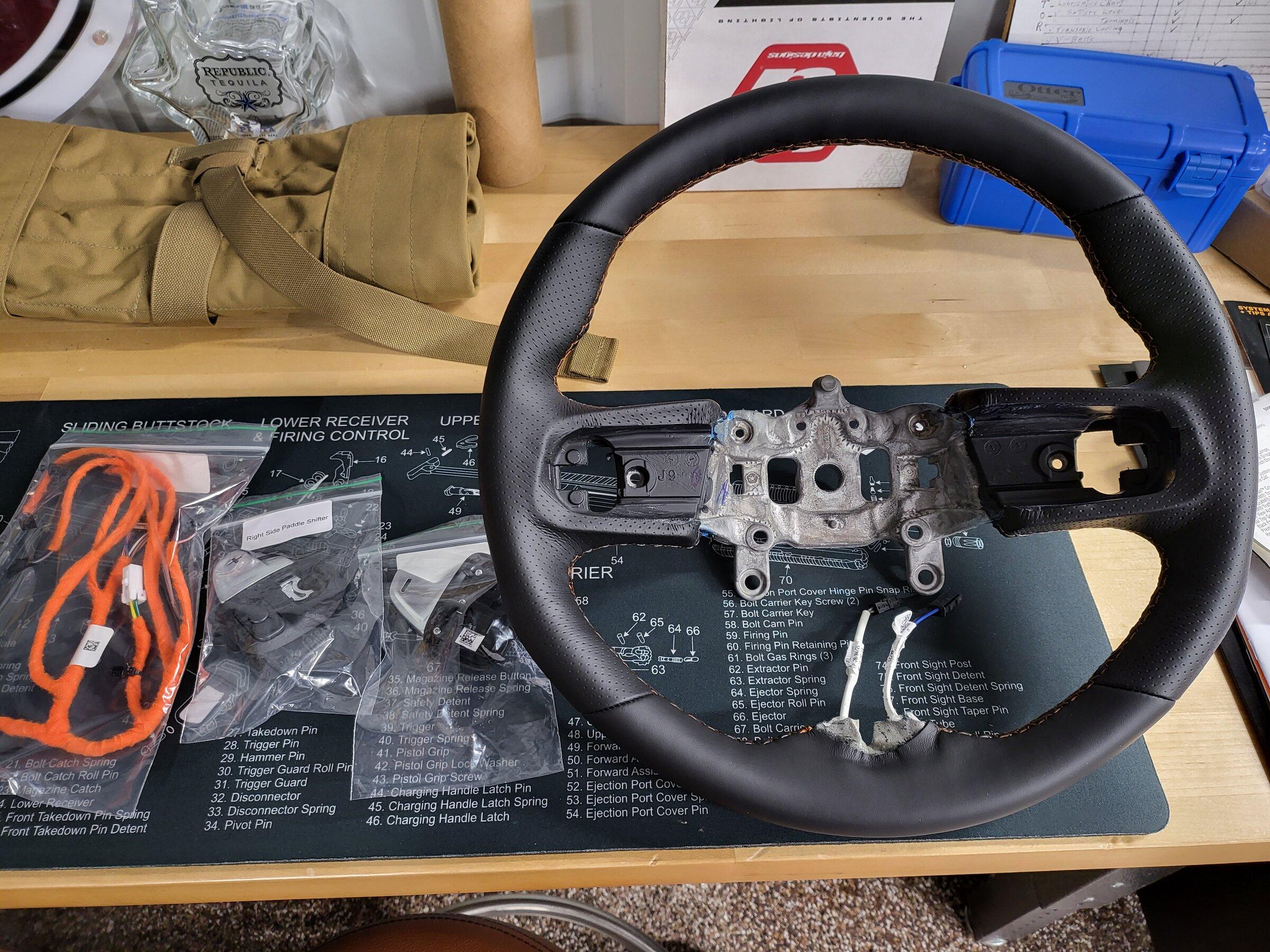 Jeep Gladiator 392 Steering Wheel Retrofit 20220303_172740