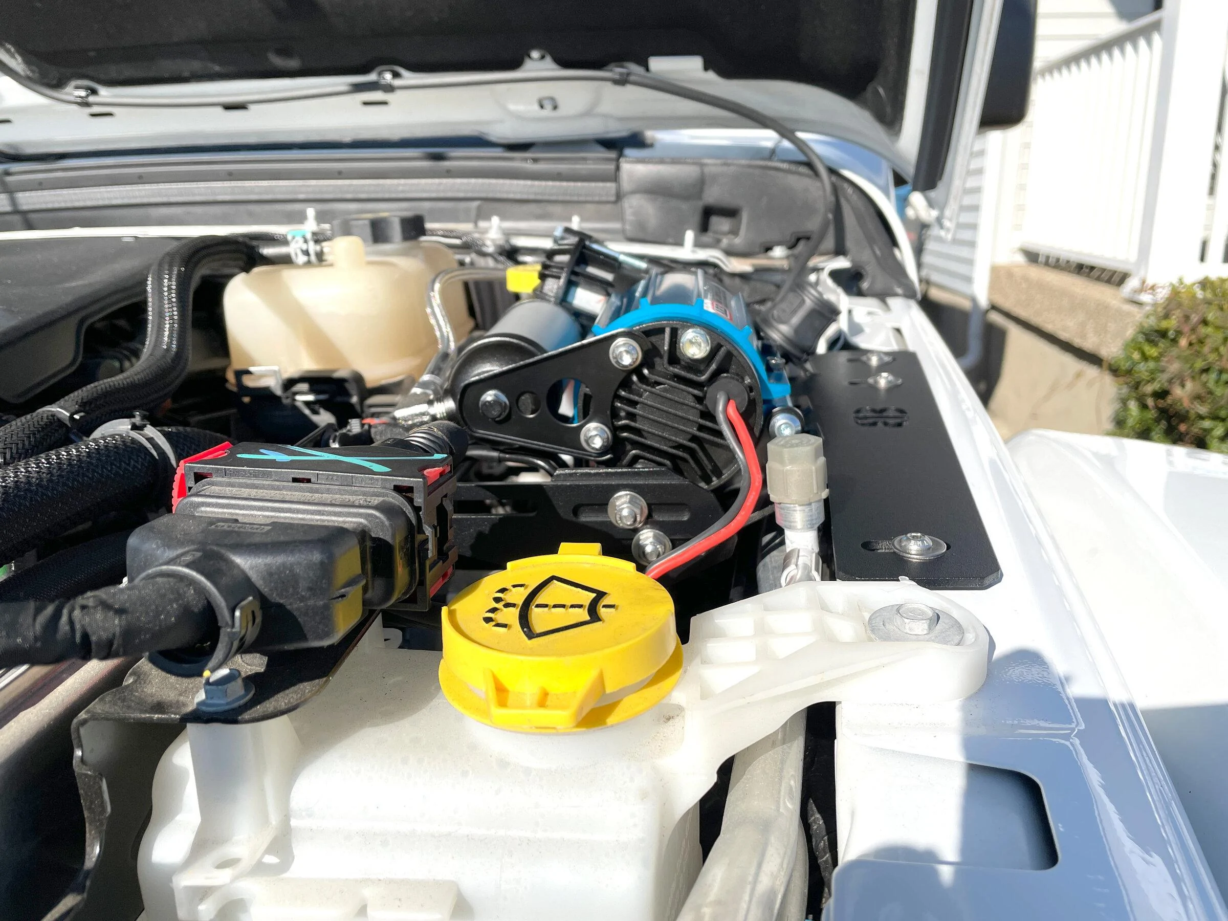Jeep Gladiator New Underhood ARB Single Compressor Mount - 813 Fabrication & Design under-hood-single-compressor-adjustment