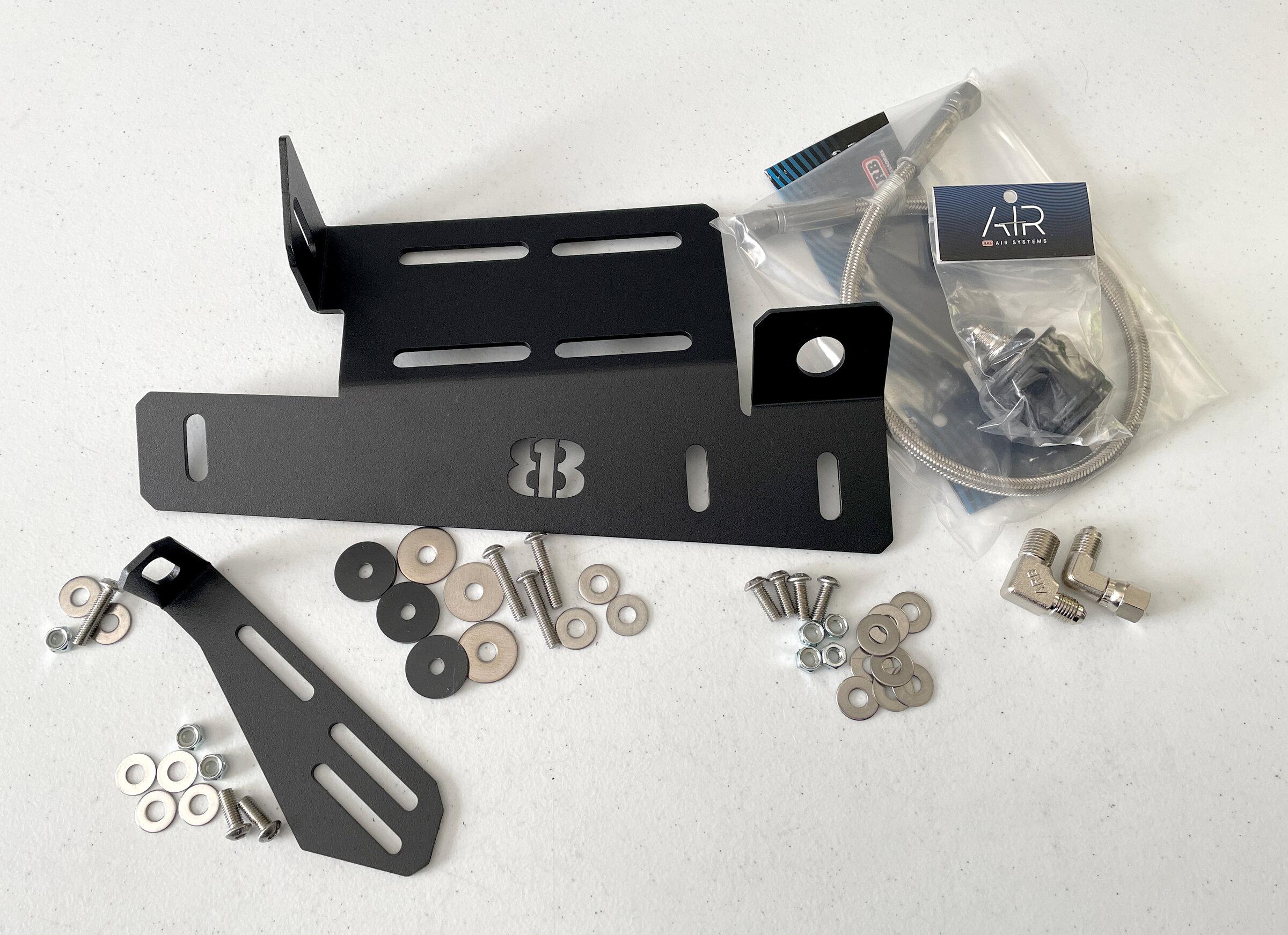 Jeep Gladiator New Underhood ARB Single Compressor Mount - 813 Fabrication & Design under-hood-single-compressor-parts
