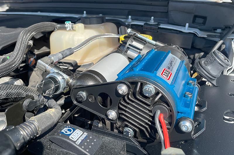 Jeep Gladiator New Underhood ARB Single Compressor Mount - 813 Fabrication & Design under-hood-single-compressor-pressure-switch1