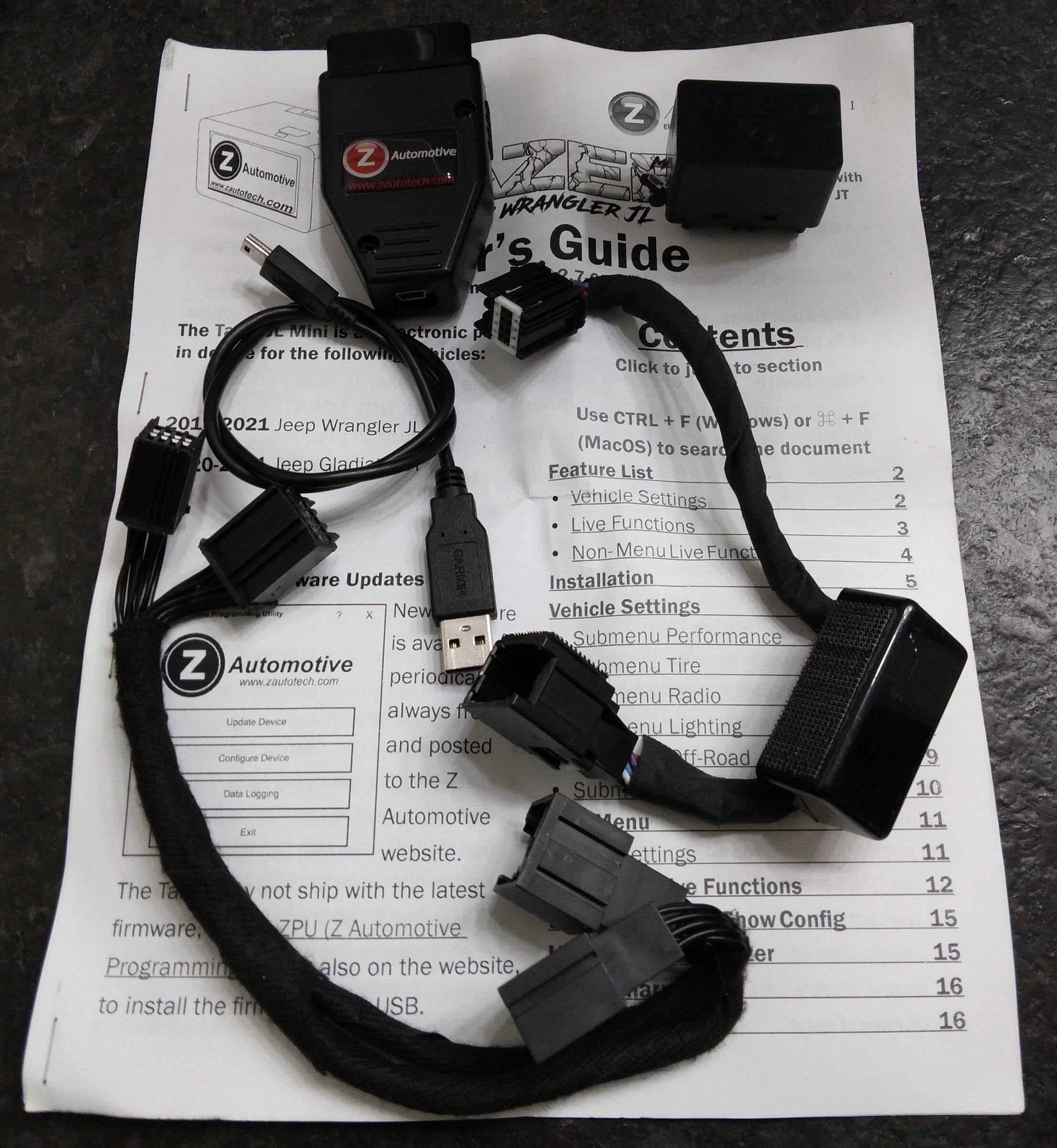 Jeep Gladiator Z Automotive Taser JL (Unmarried) & Smart Start Stop Module $210 20220306_090648