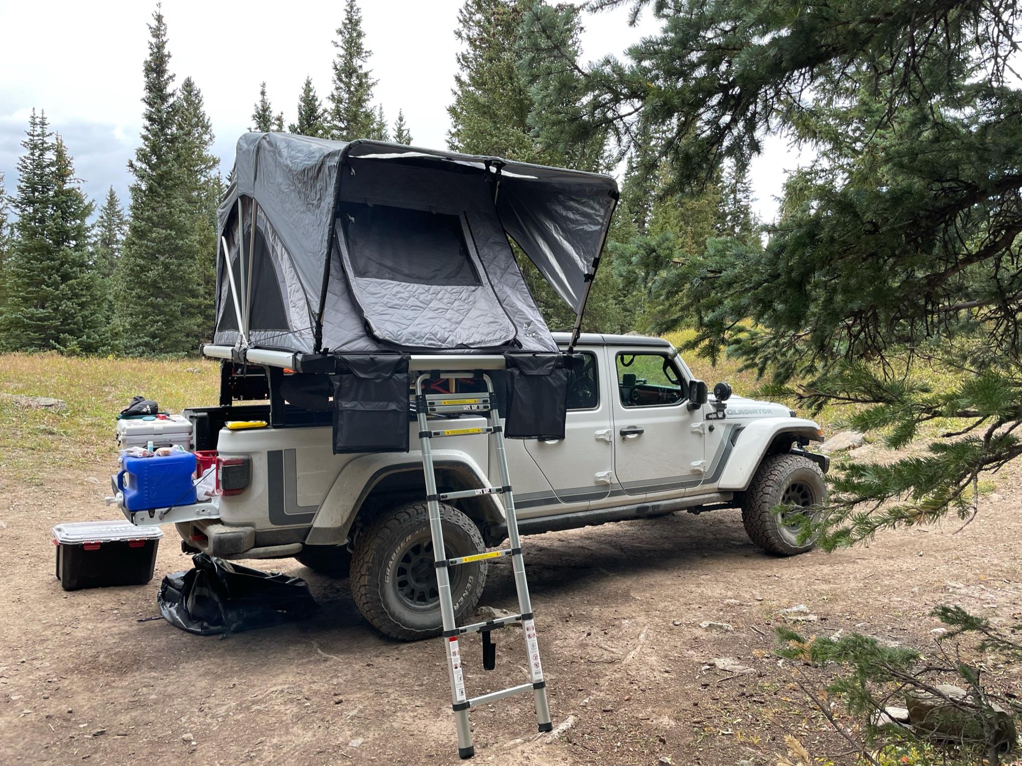 Jeep Gladiator Lets see those bed rack and tent combos! 54779728-4F61-429B-B9A0-19B48CB70F2B