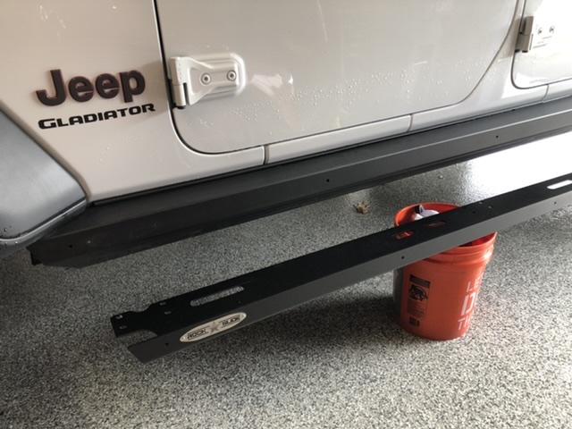 Jeep Gladiator Need Rockslide slider steps measurement and armor install issue - for both Gen 2 and Gen 3 EEE8E217-D673-429C-AD83-C189E0D20FA3