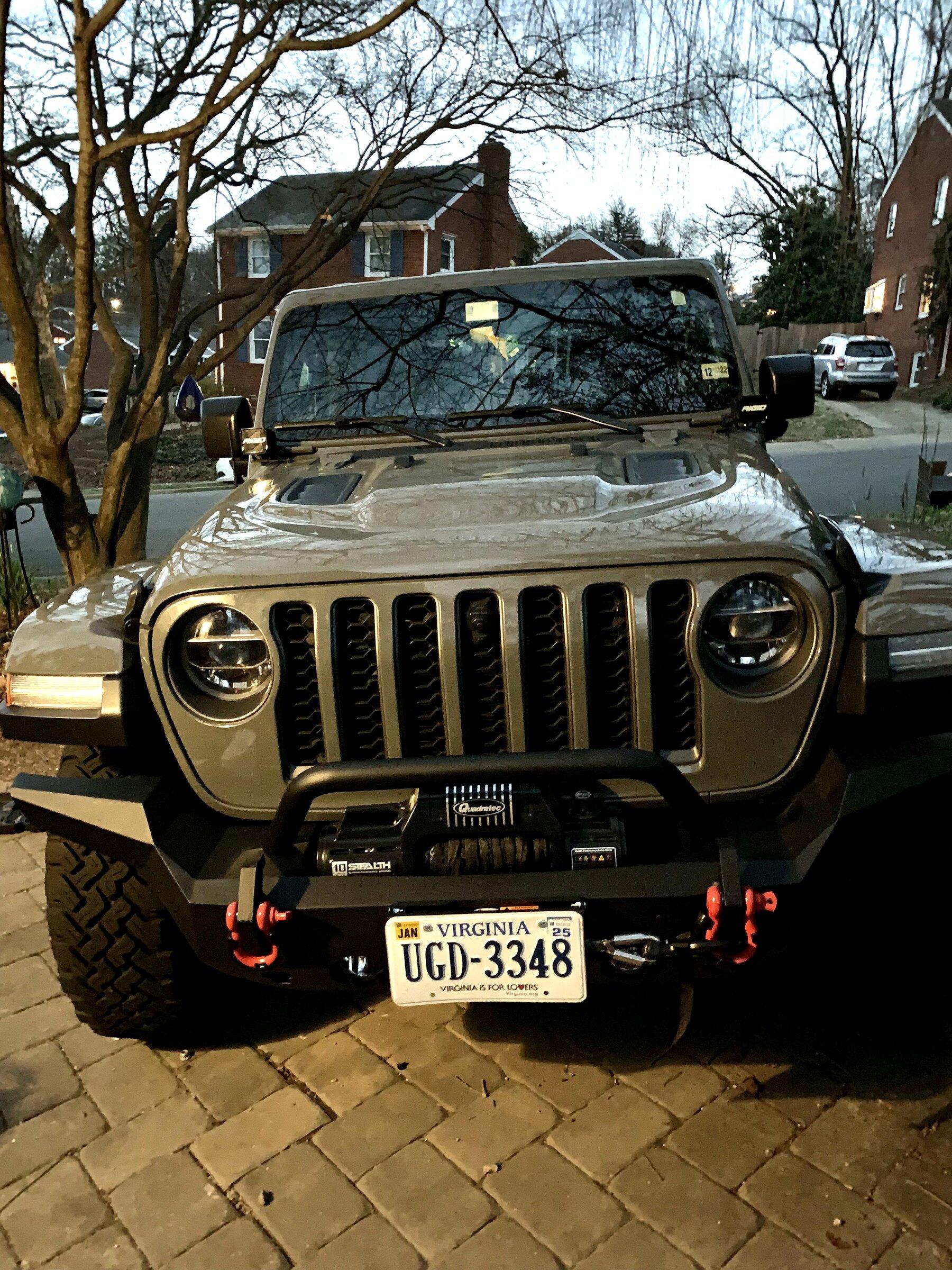 Jeep Gladiator Rugged Ridge HD full width front bumper feedback? 7F99031E-D87F-4E2F-934A-C1831E25F0B6