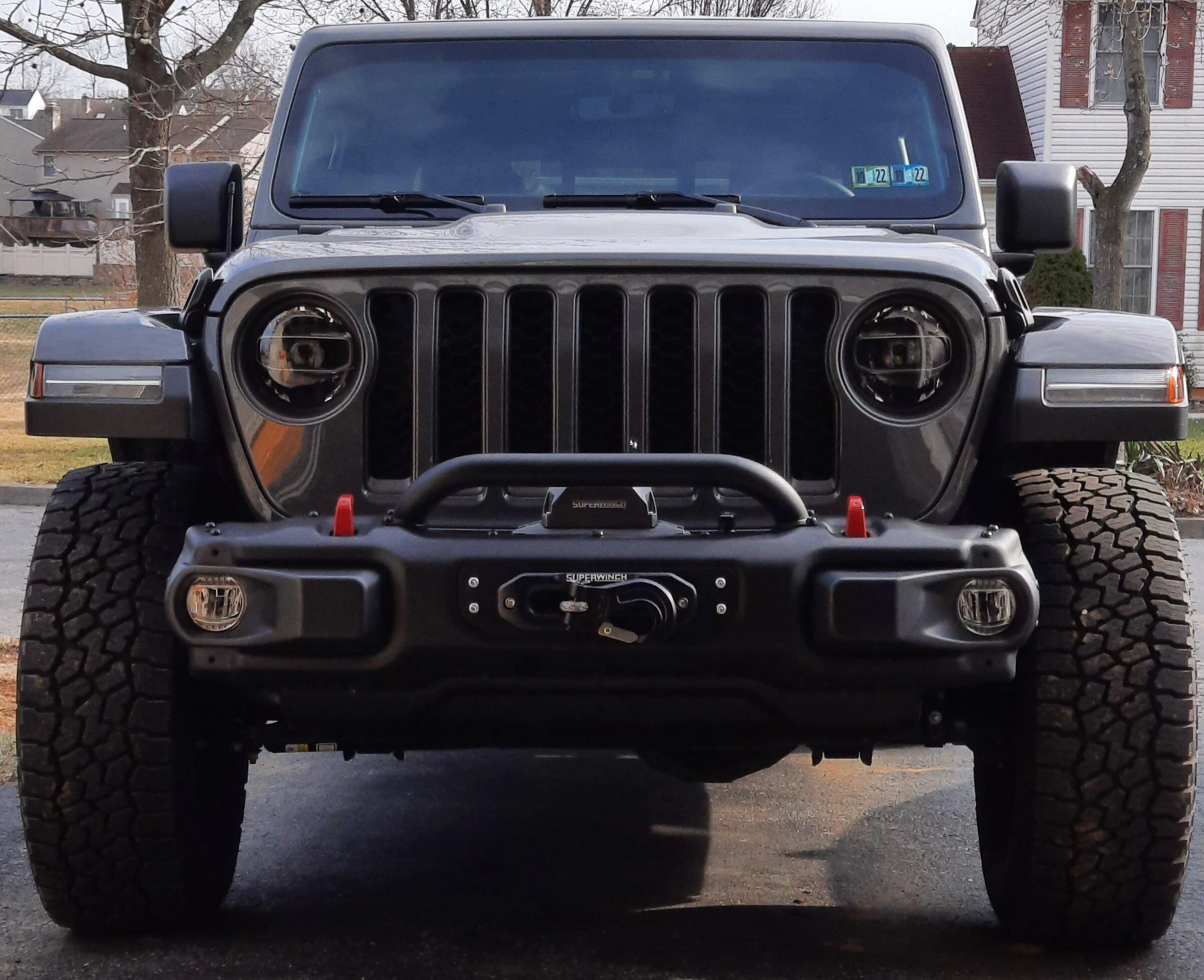 Jeep Gladiator Winches + Guards Compatible with Mopar Steel Bumper 20220305_150133