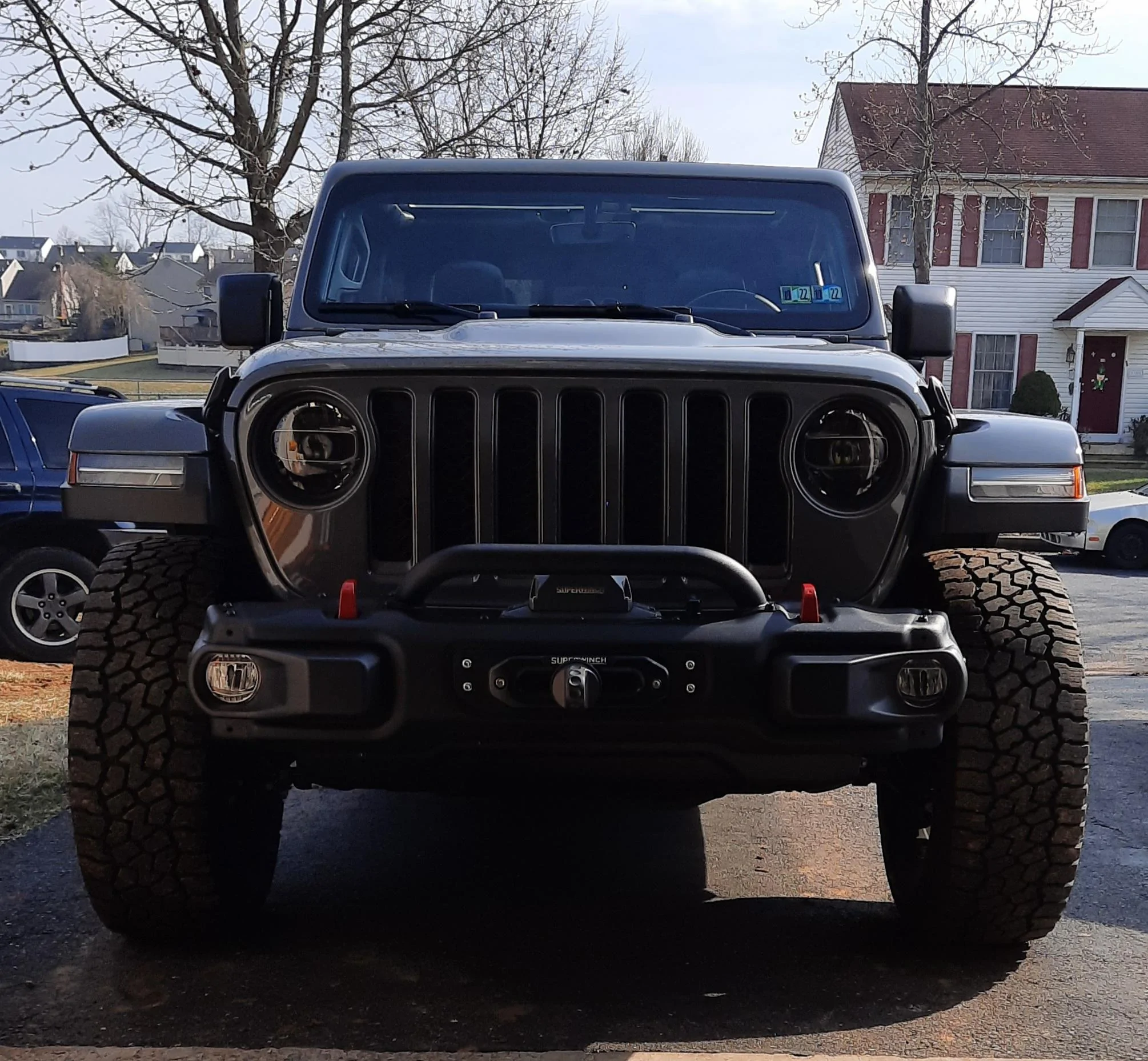 Jeep Gladiator Winches + Guards Compatible with Mopar Steel Bumper 20220306_143907