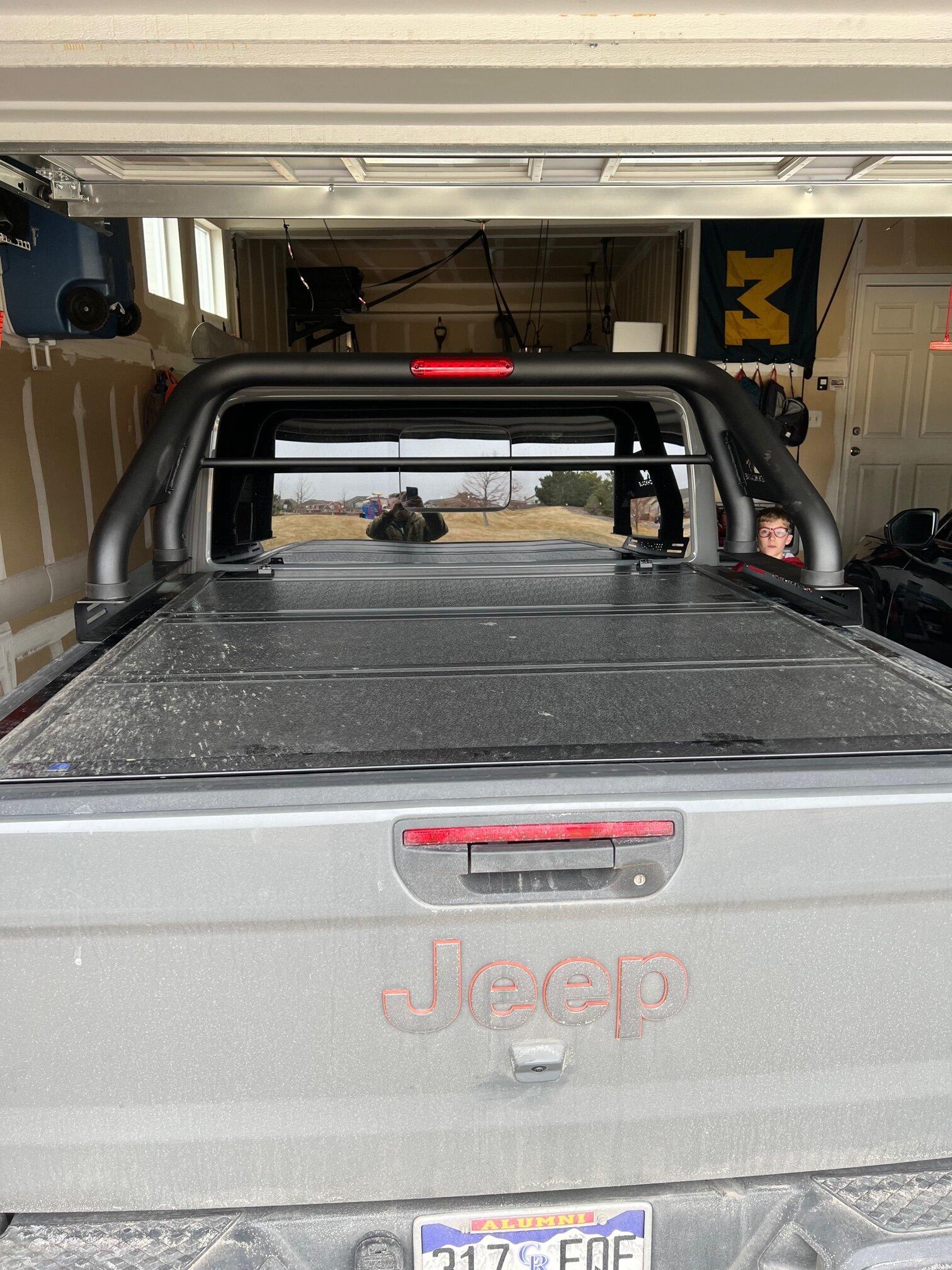 Jeep Gladiator Black Horse Roll Bar Installed IMG_0720