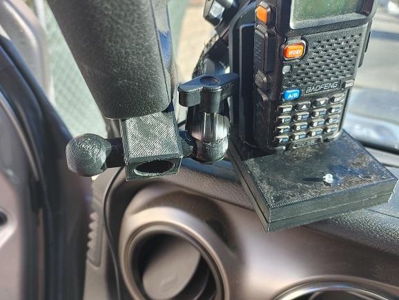 Jeep Gladiator A Pillar ball mount ballmount2