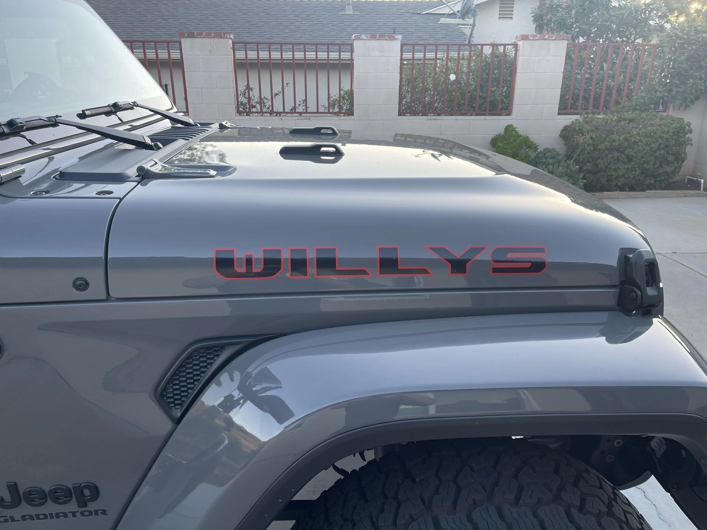 Jeep Gladiator New Willys stickers - Rubicon font 8B48BE1E-2578-4FFC-99CD-46DFEA5AFC46