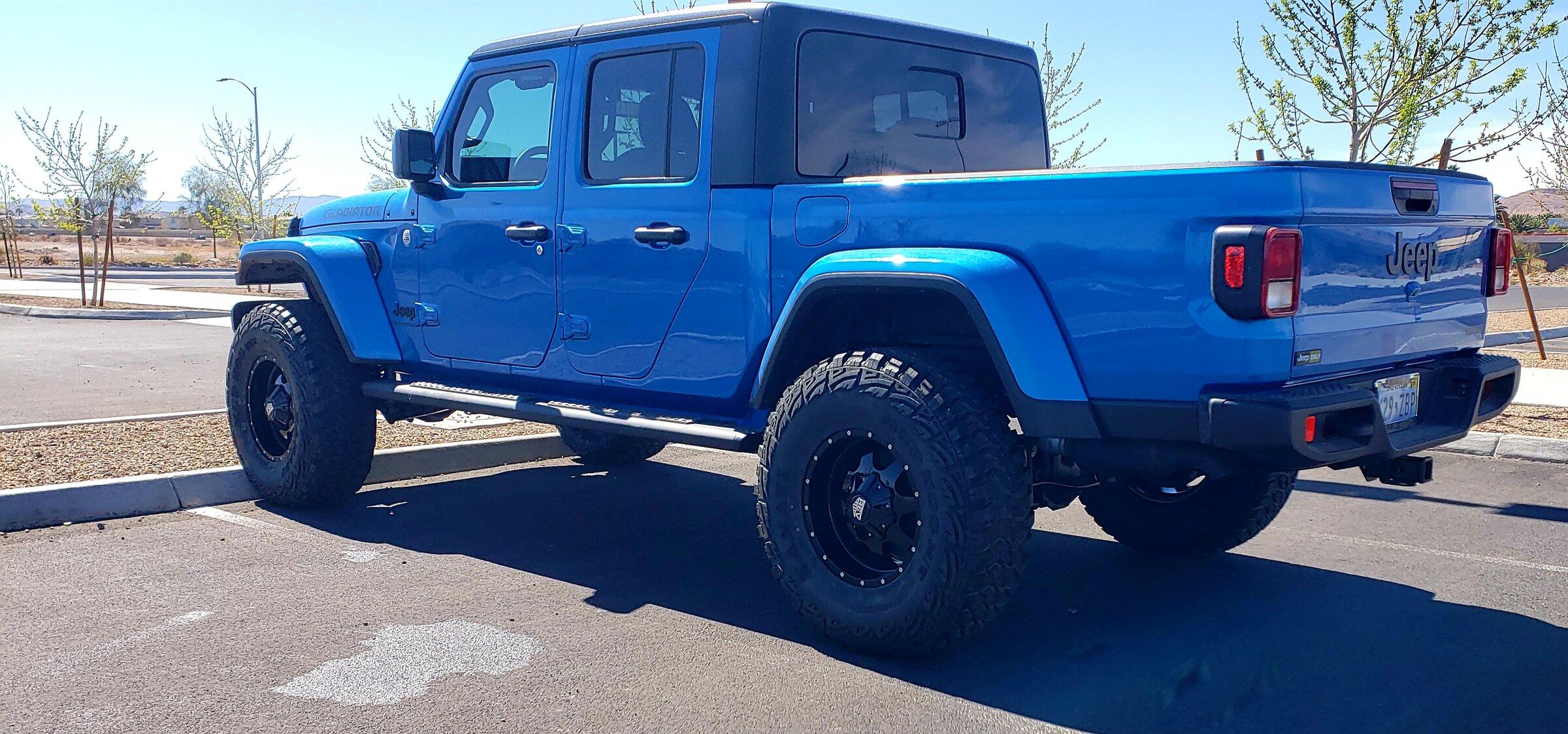Jeep Gladiator Rough Country 3.5" lift - Coil VS Spacer 20220308_154504