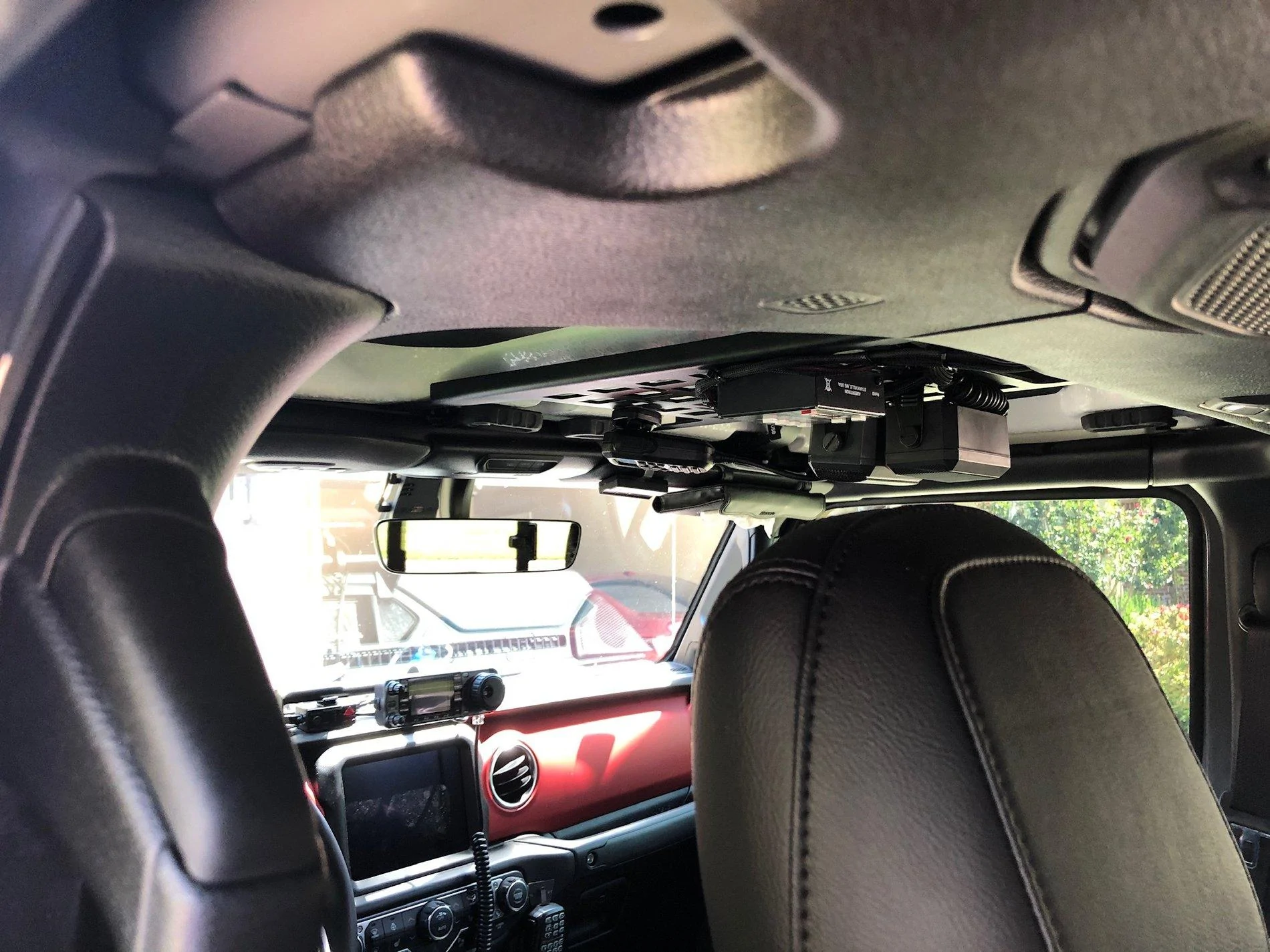 Jeep Gladiator Ham radio install IMG_2330