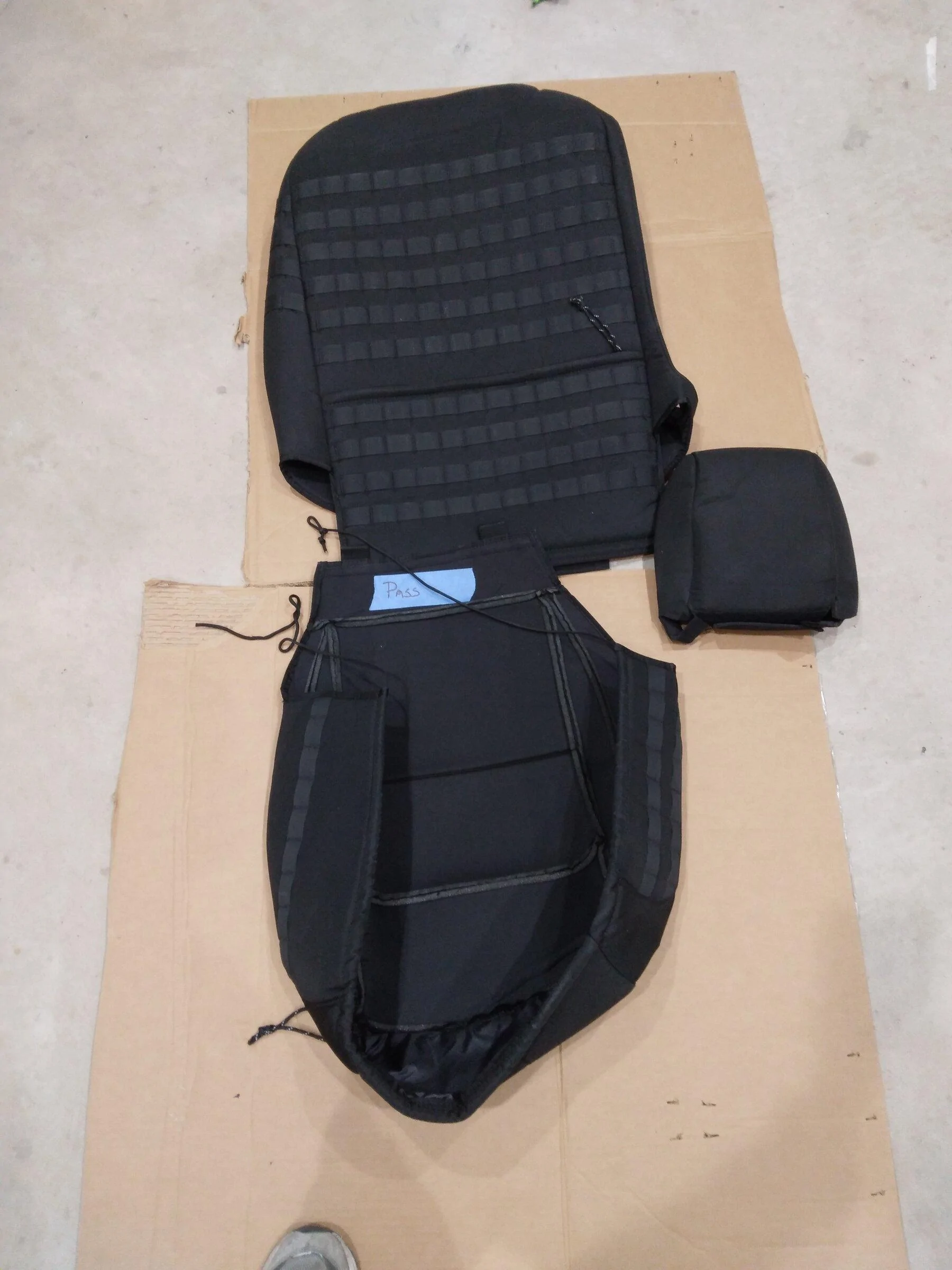 Jeep Gladiator Bartact Black Front & Back Tactical Seat Covers $250 20220228_185834