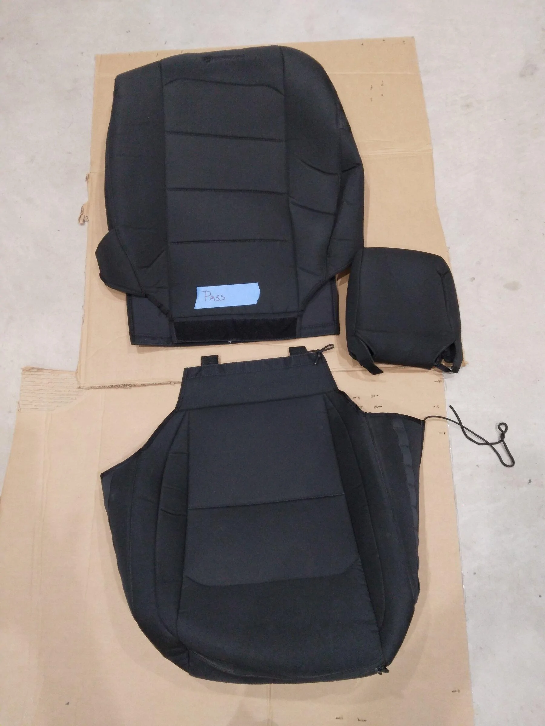 Jeep Gladiator Bartact Black Front & Back Tactical Seat Covers $250 20220228_185742
