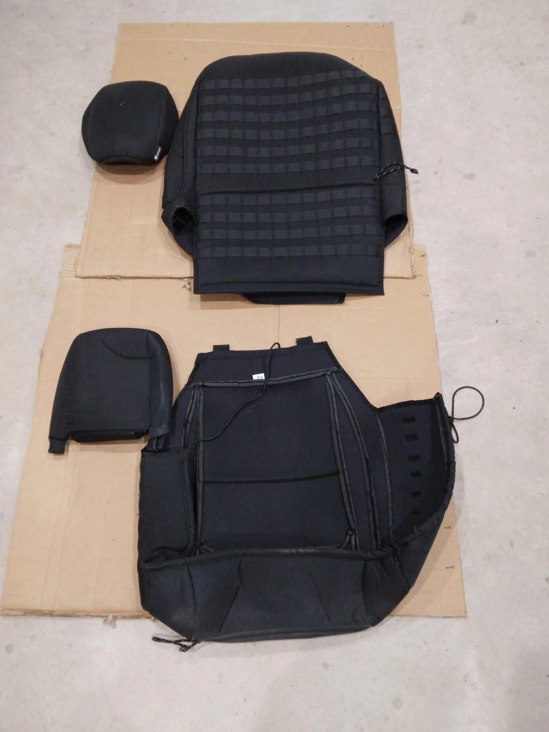 Jeep Gladiator Bartact Black Front & Back Tactical Seat Covers $250 20220228_185447