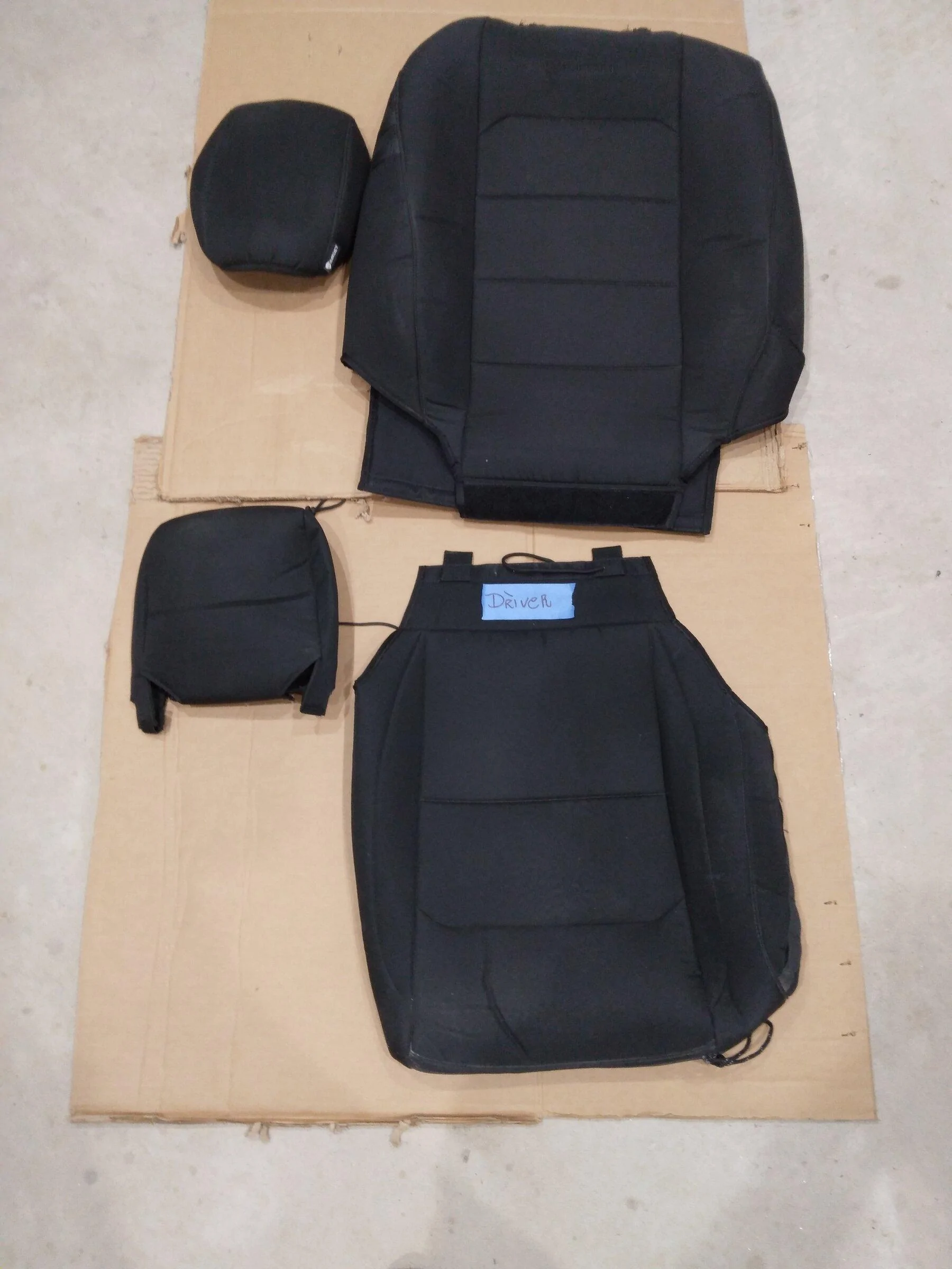 Jeep Gladiator Bartact Black Front & Back Tactical Seat Covers $250 20220228_185418