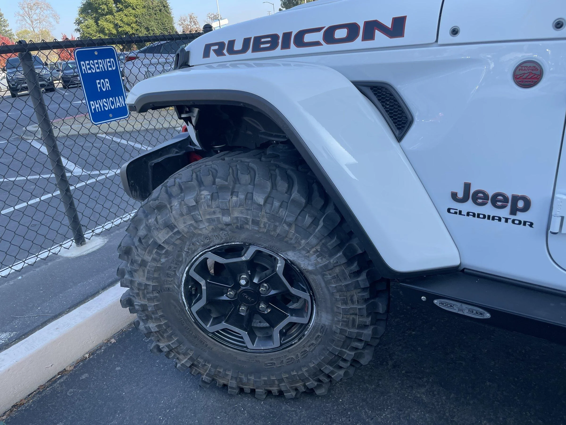 Jeep Gladiator For those of you running 37s 60E7FDCC-0F67-497B-B9DD-7778514EACCE