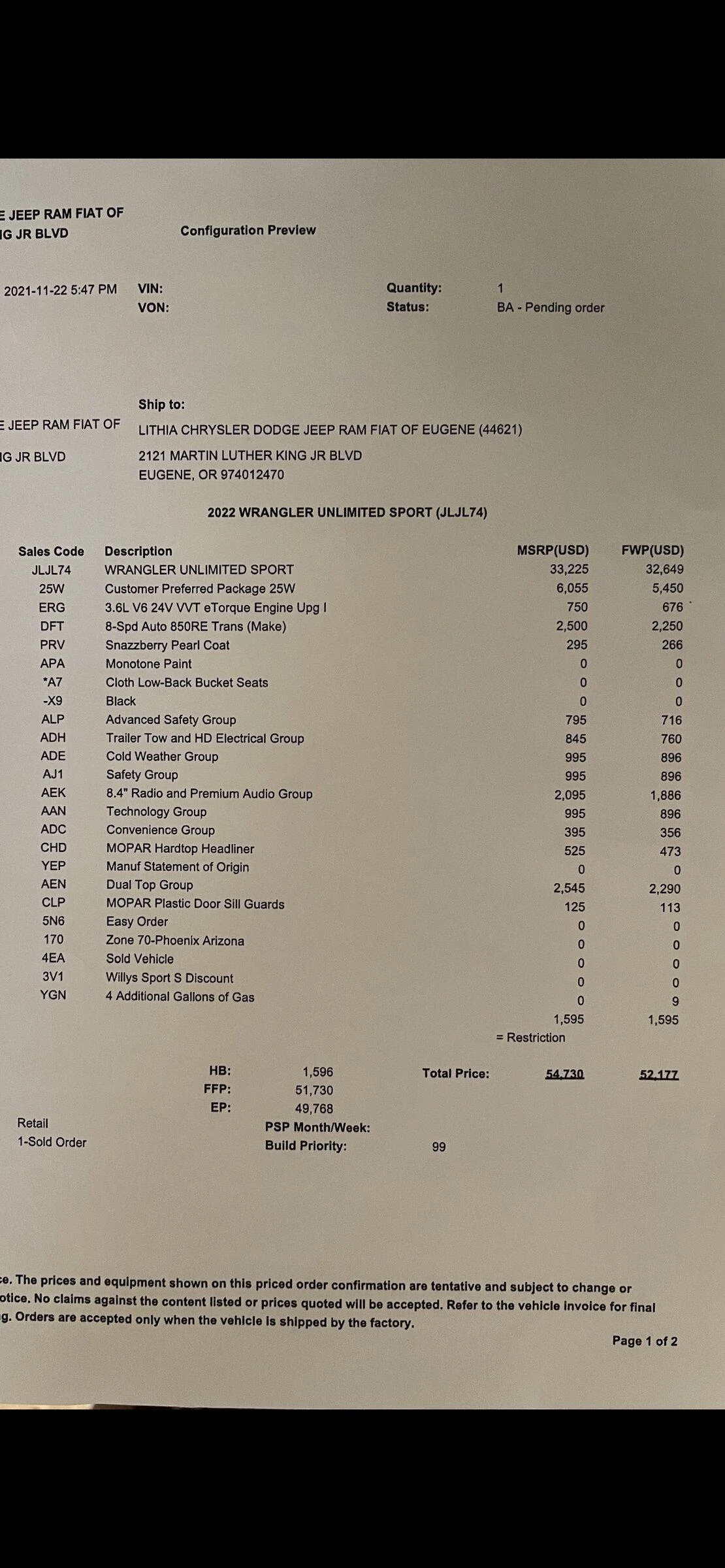Jeep Gladiator Gupton Motors up to 8% below invoice 7C2A0E00-E139-43DE-B00C-236D4F645719