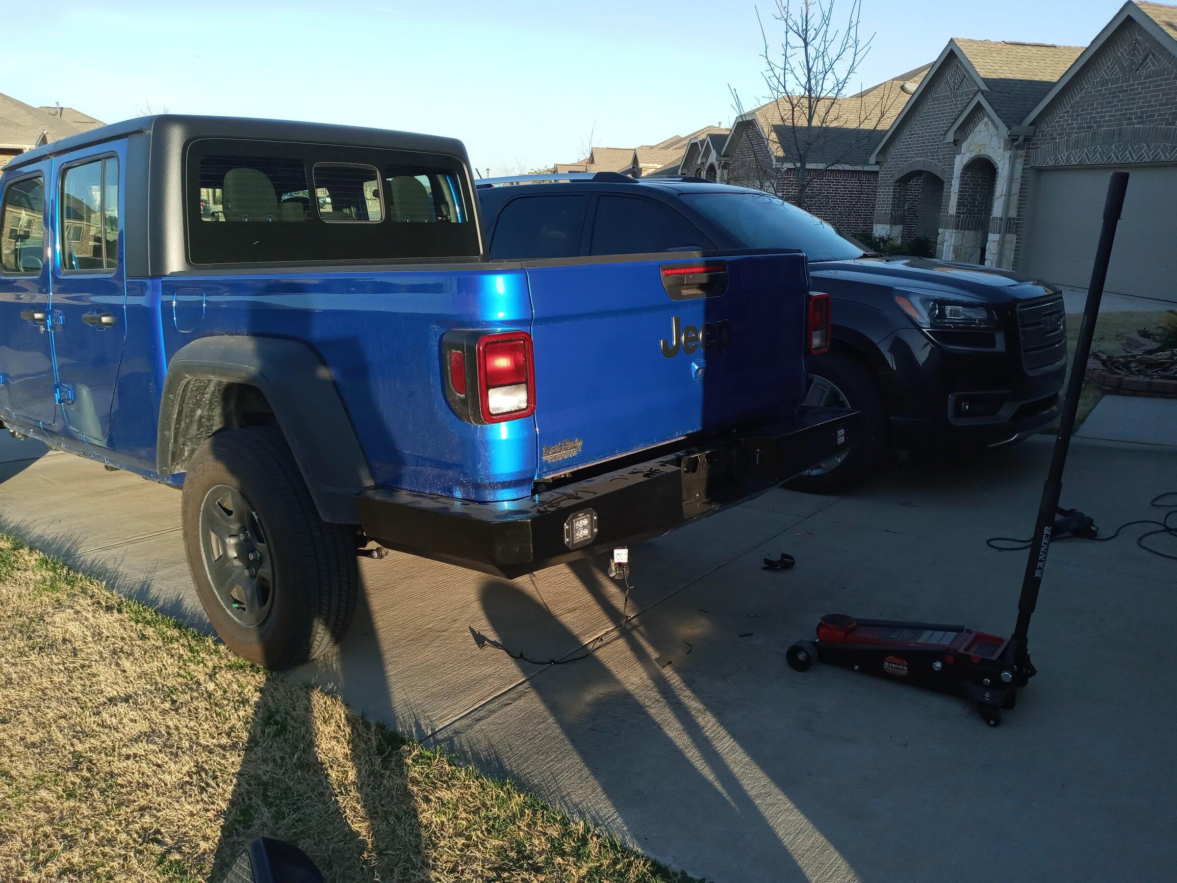 Jeep Gladiator Custom Rear Bumper IMG_20220310_174112