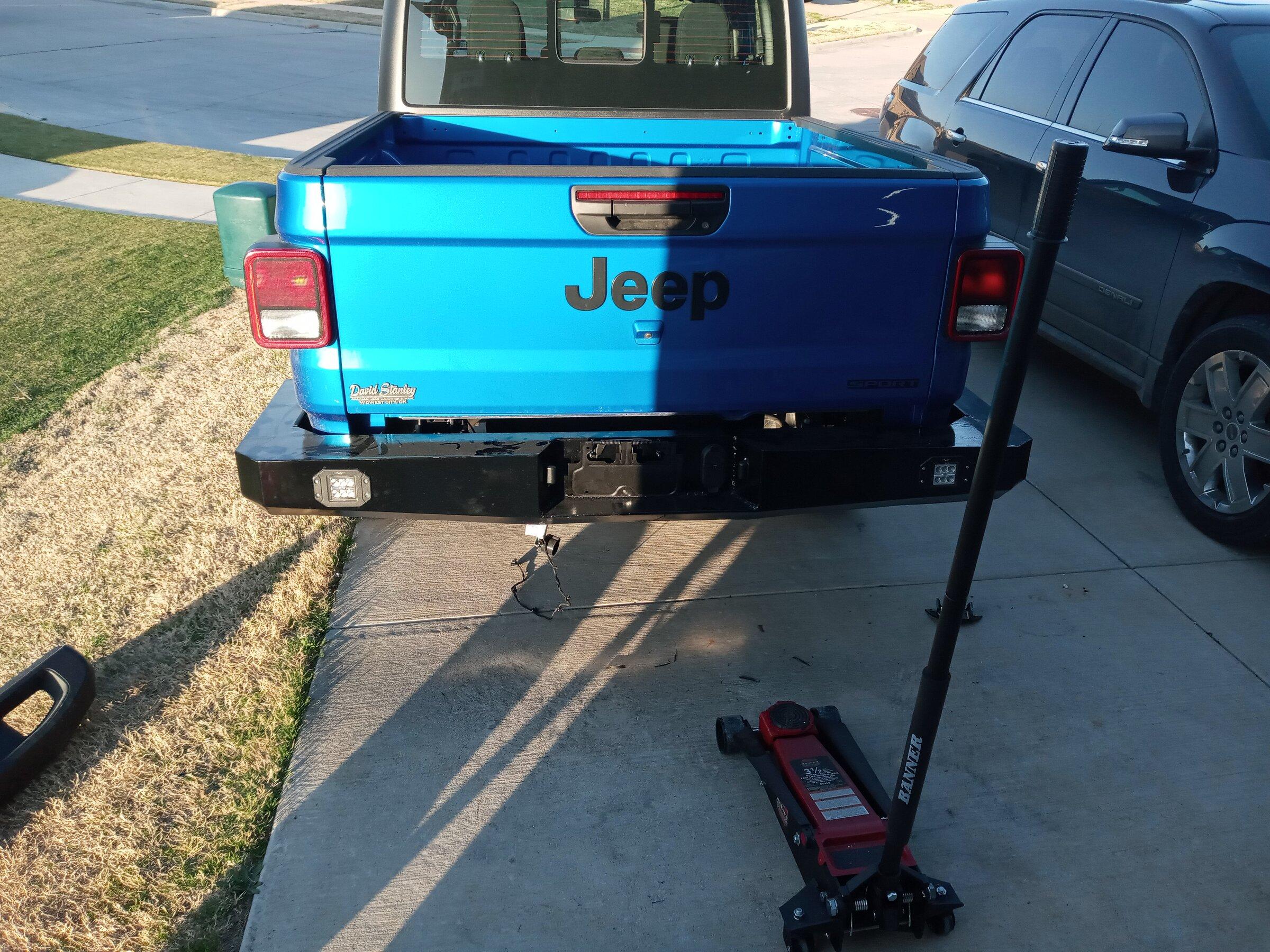 Jeep Gladiator Custom Rear Bumper IMG_20220310_174101
