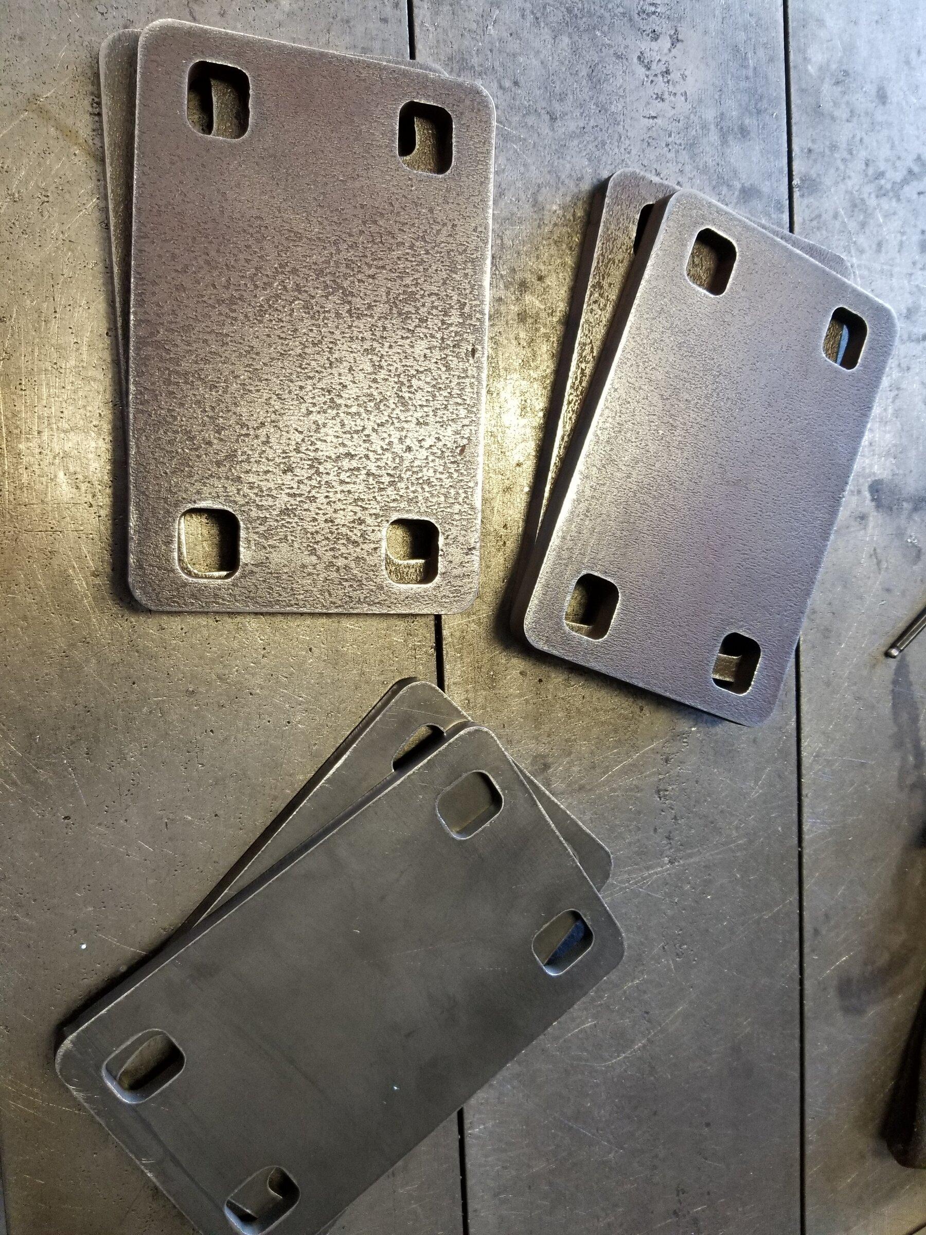 Jeep Gladiator 1/4" or 3/8" steel plate bumper spacers 20220312_110725