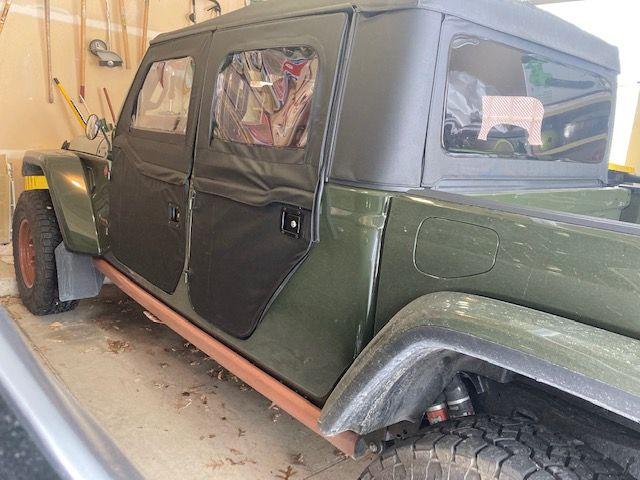 Jeep Gladiator 2 days of bending, bitching, trial & error, and soft doors are on! Ish. soft doors 2