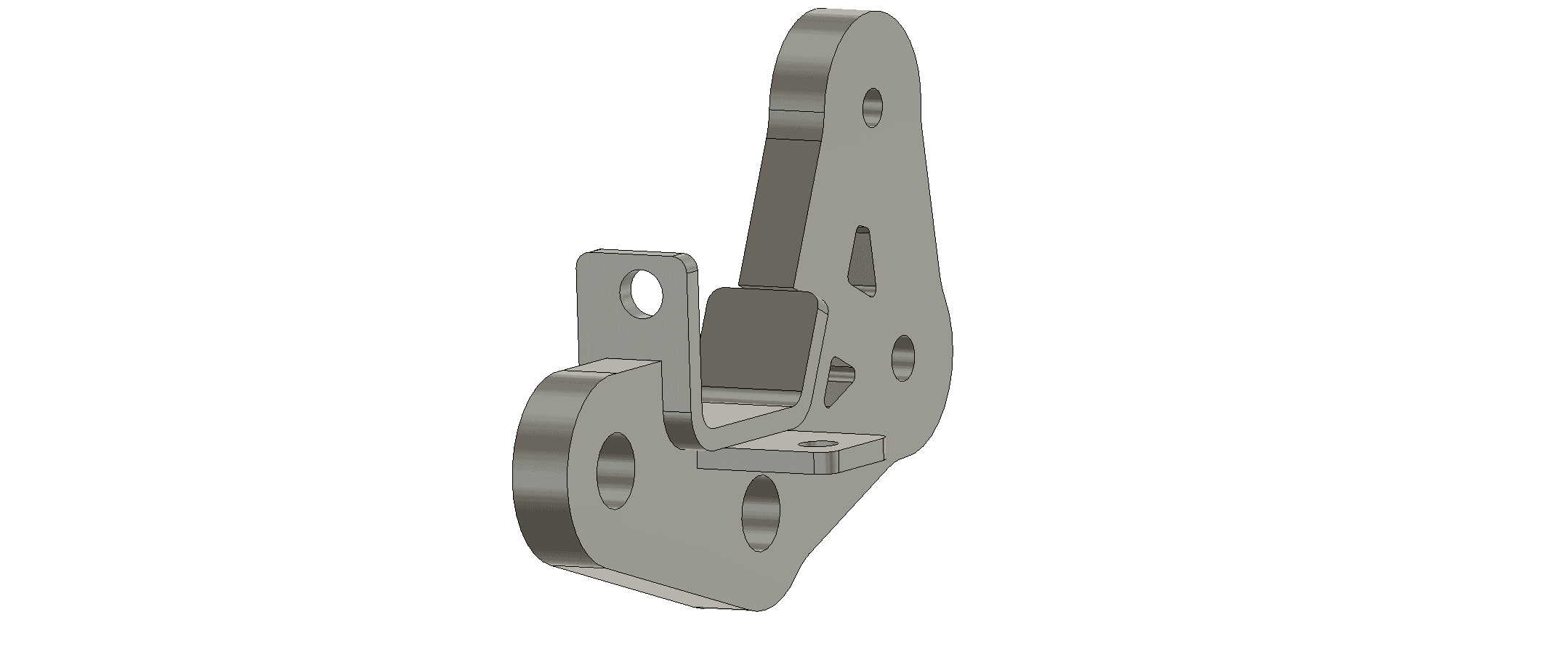 Jeep Gladiator AEV RX front bumper flat tow solution! JEEP TOW BAR BRACKET v7 - PASSENGER v4