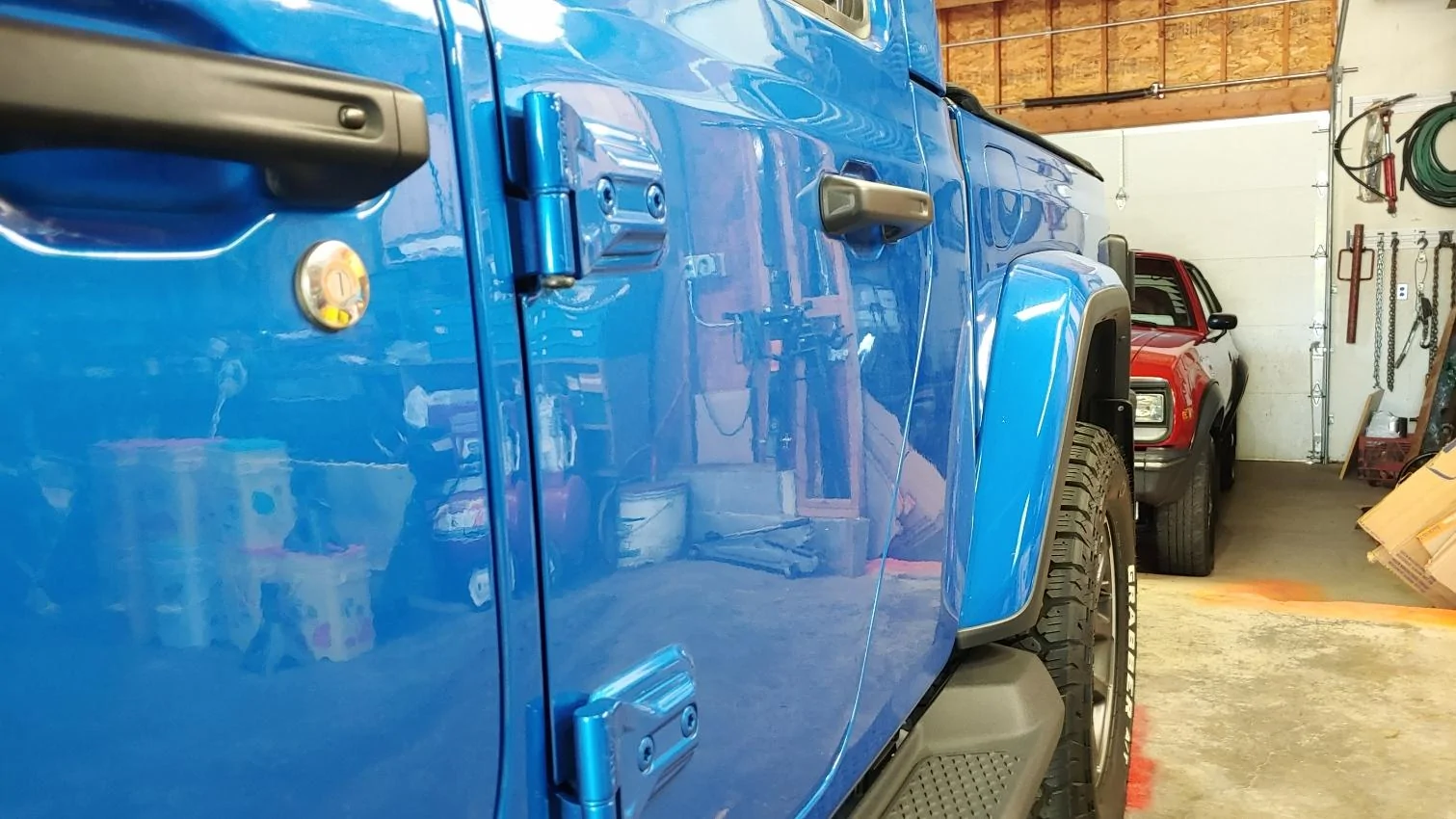 Jeep Gladiator Car washing the Gladiator and transfer case 20210916_095336
